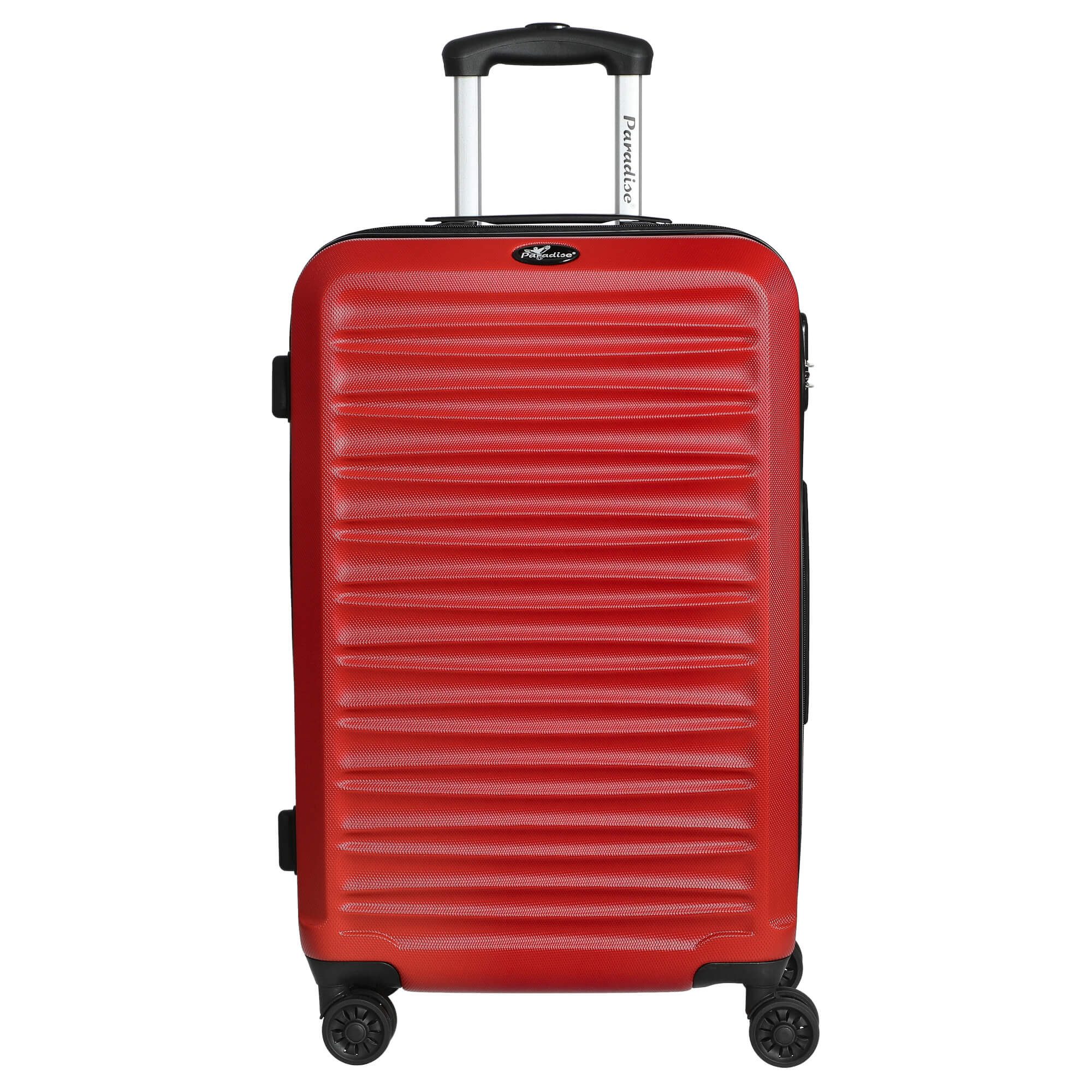 CHECK.IN® Koffer Paradise by Havanna 2.0 - 4-Rollen-Trolley 69 cm (rot), 4 Rollen