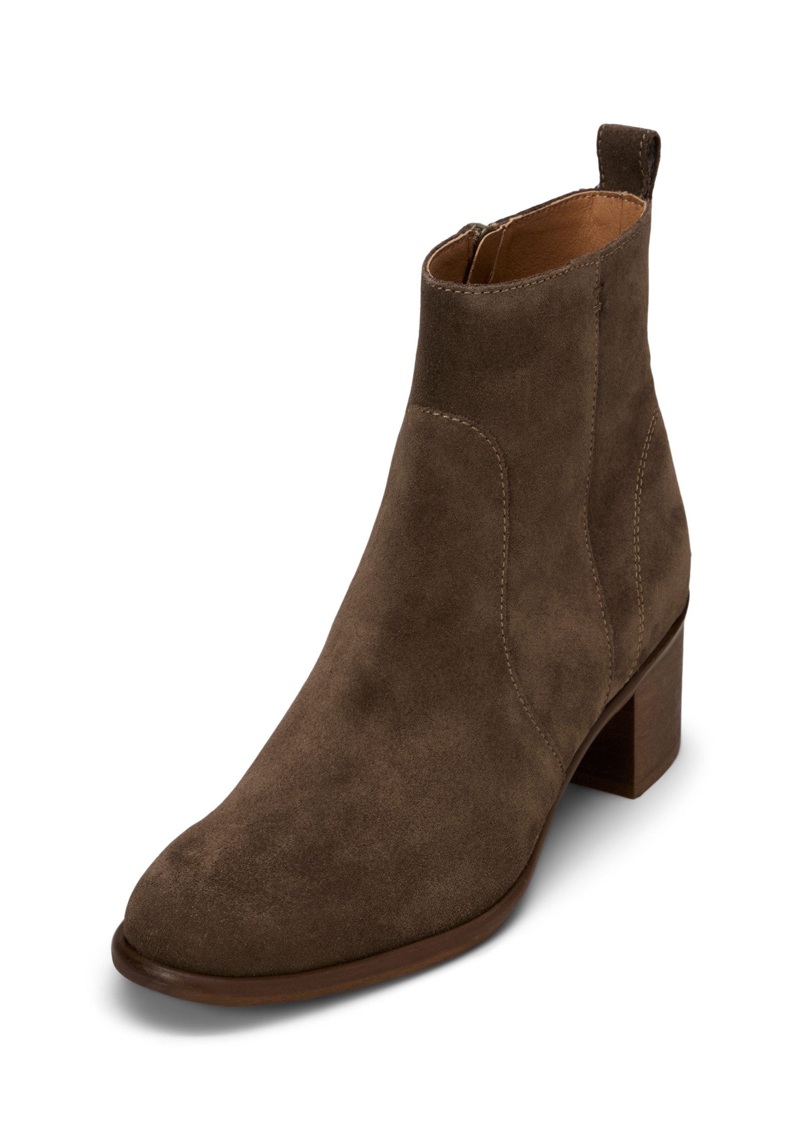 Marc O'Polo aus weichem Veloursleder Stiefelette