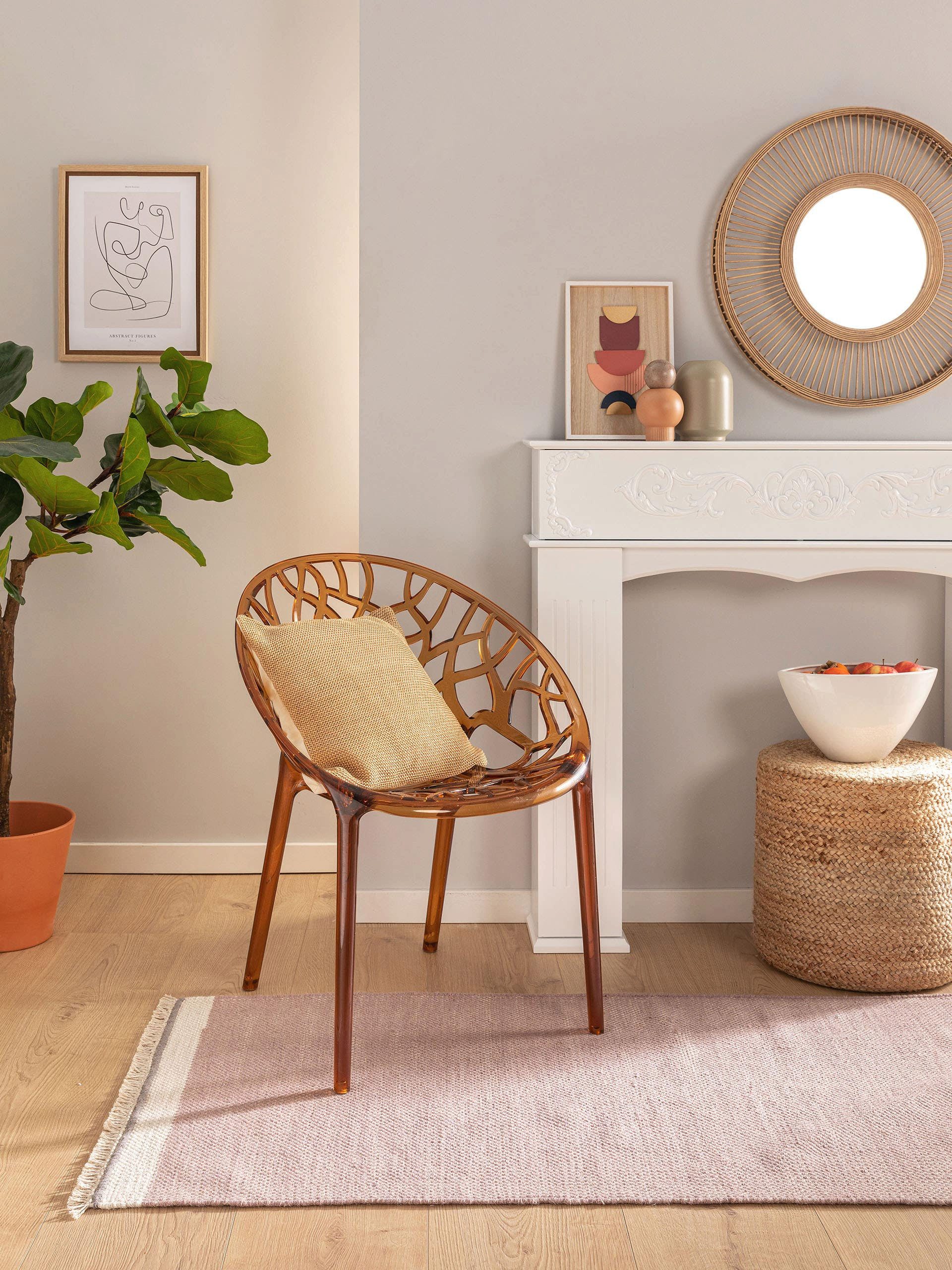 benuta Wollteppich Karla, rechteckig, Höhe: 5 mm, Wolle, Teppich Wohnzimmer günstig online kaufen