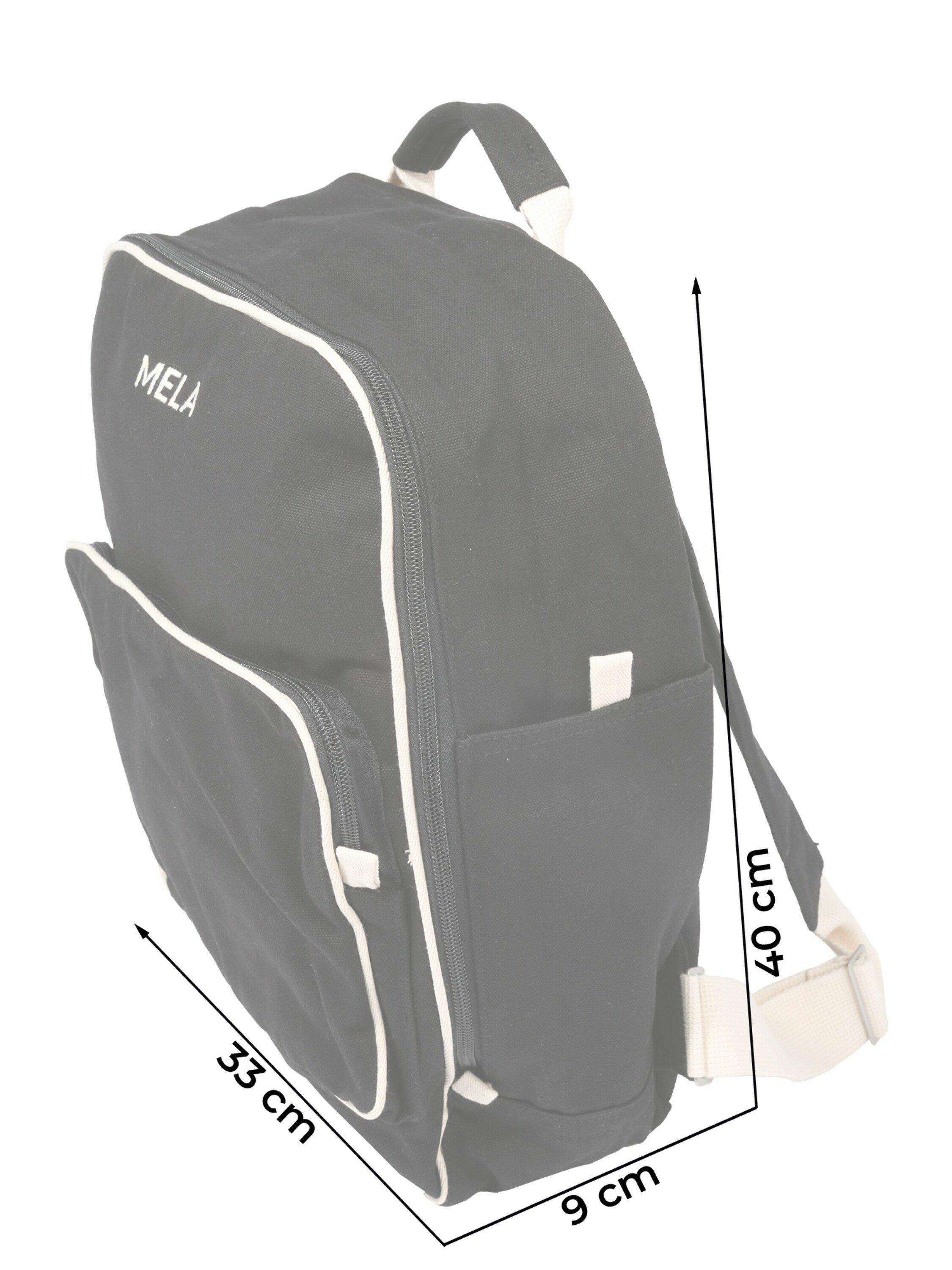 MELAWEAR MELA Rucksack Freizeitrucksack schwarz