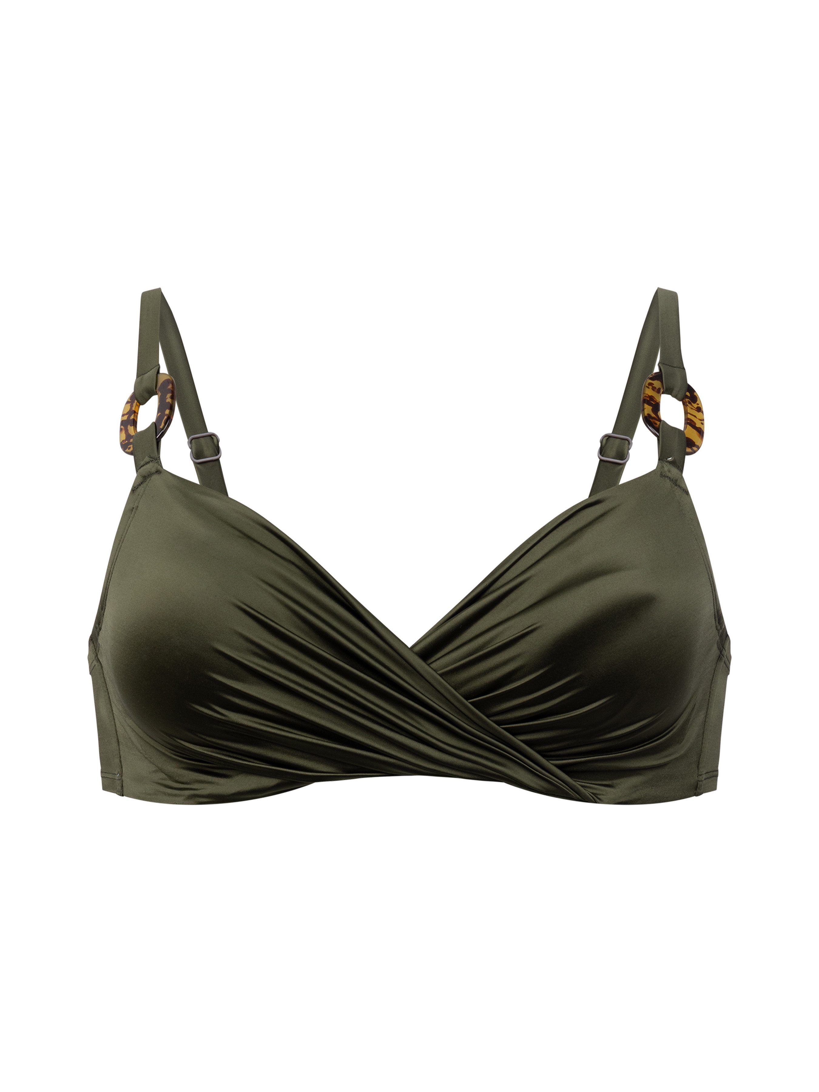Dorina Bügel-Bikini-Top Guarana, leicht glänzender Stoff