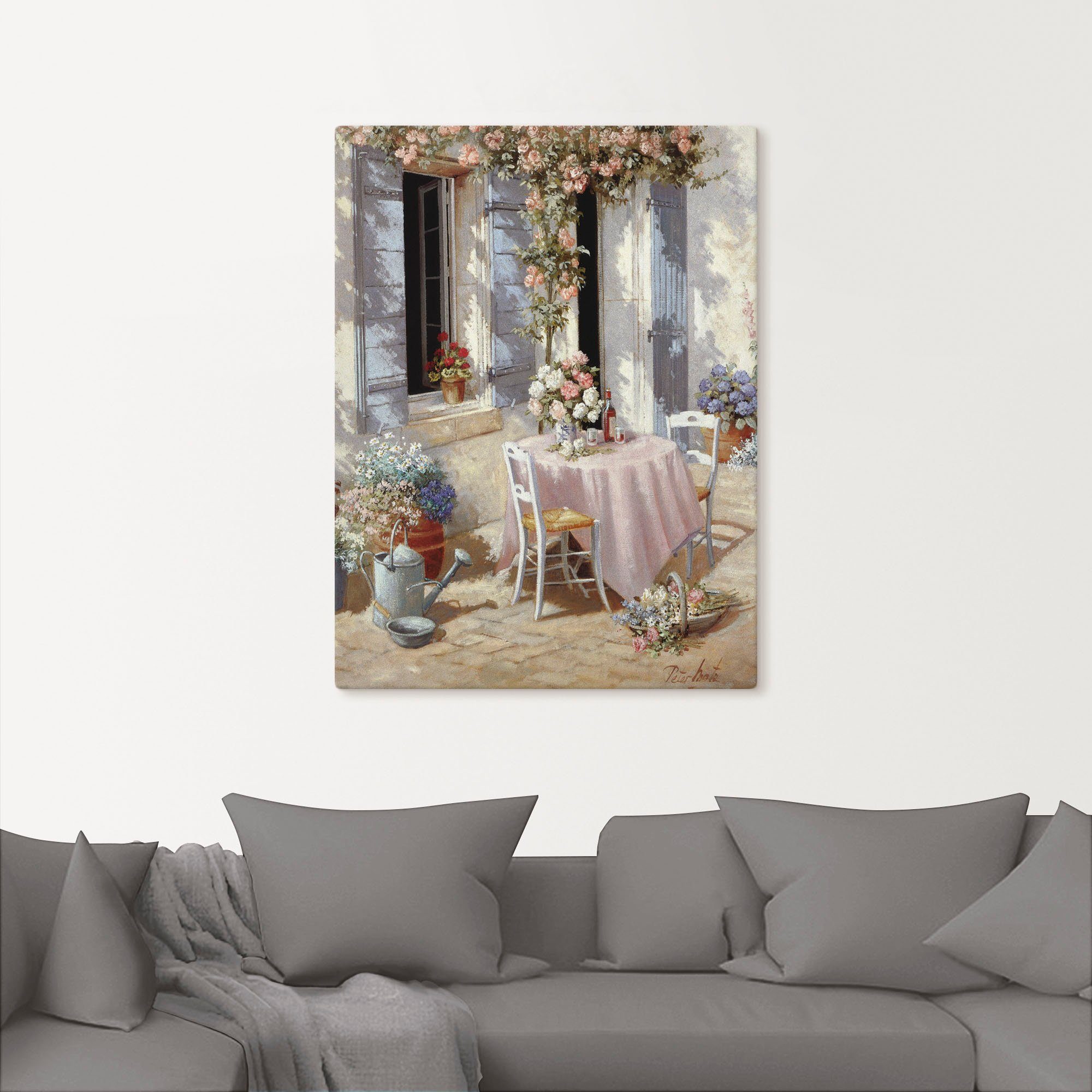 Artland Wandbild Einladung, Garten (1 St), als Leinwandbild, Poster in verschied. Größen