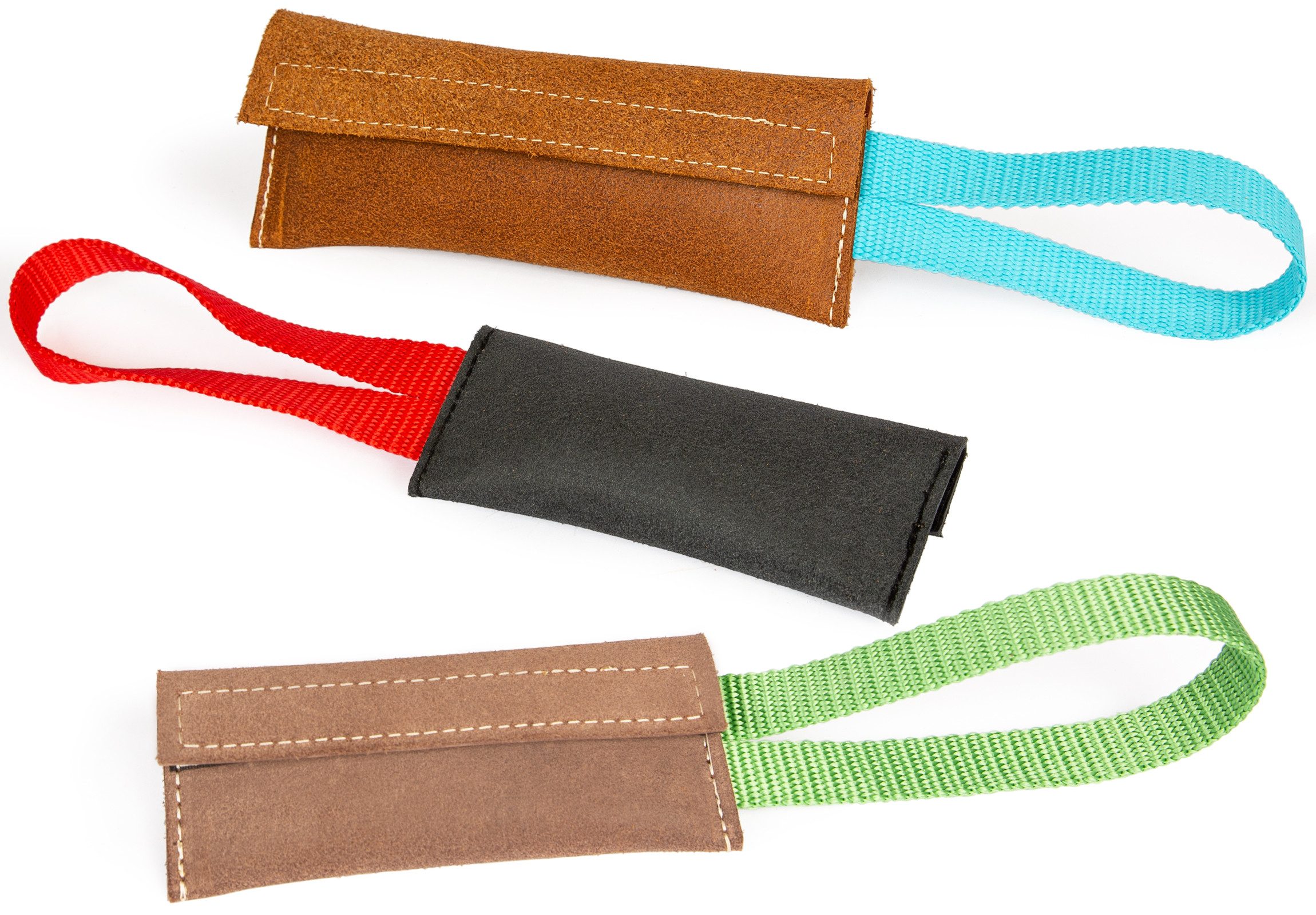 Dummy Leder Futterdummy ca.15 x 6 cm Braun