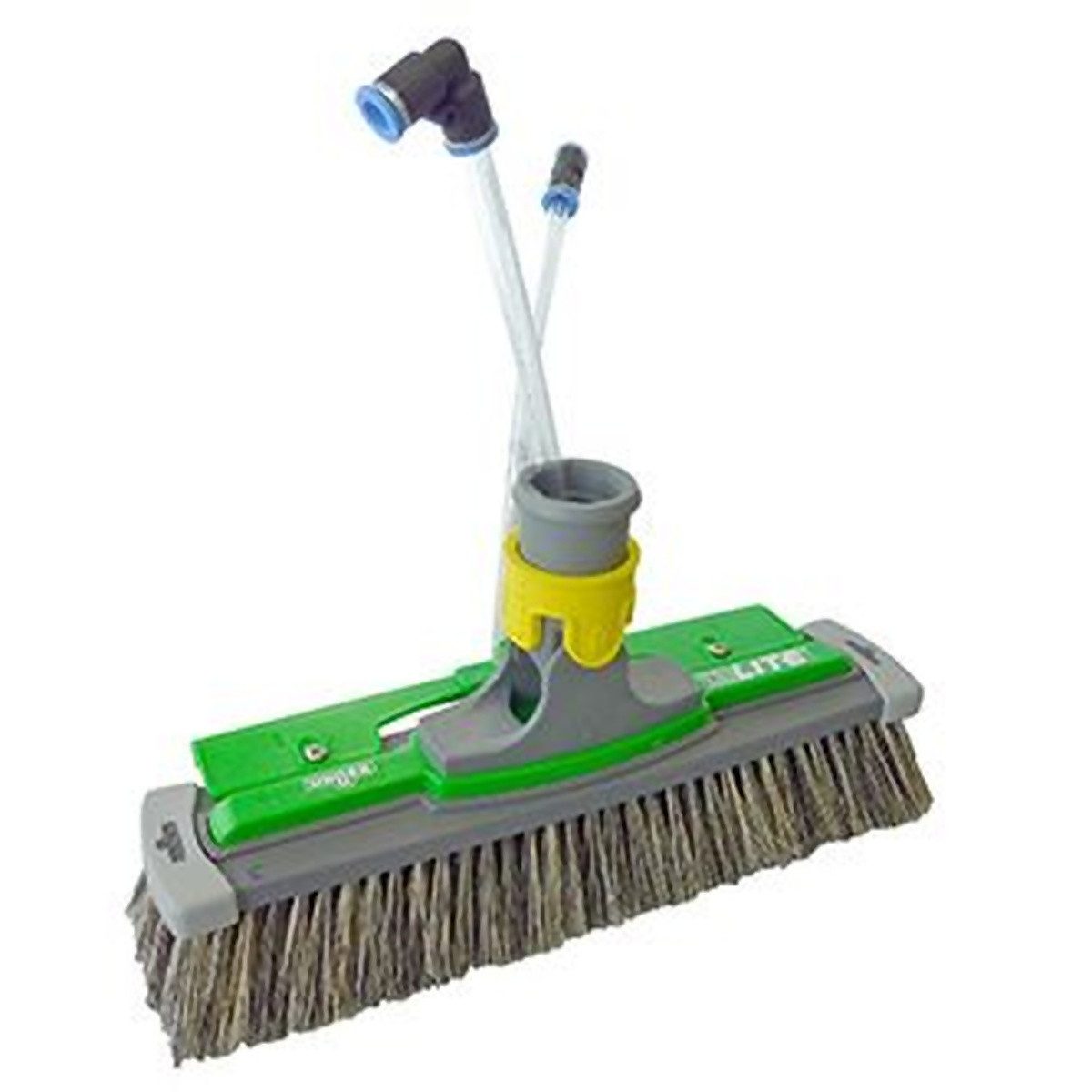 Unger Reinigungsbürste nLITE Hybrid Bürste 41 cm mit Spülleiste und Schwenkfuntion