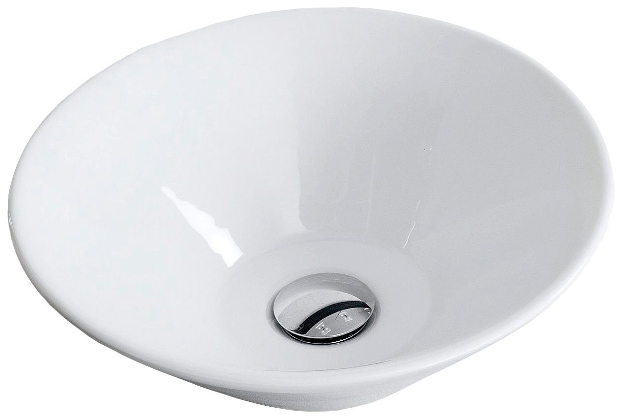 FACKELMANN Aufsatzwaschbecken, rund, Ø 42 cm