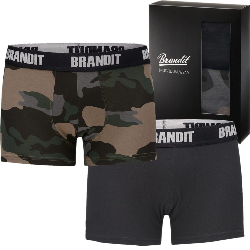 Brandit Boxershorts Brandit 2er Pack Army Boxershorts Retro günstig online kaufen