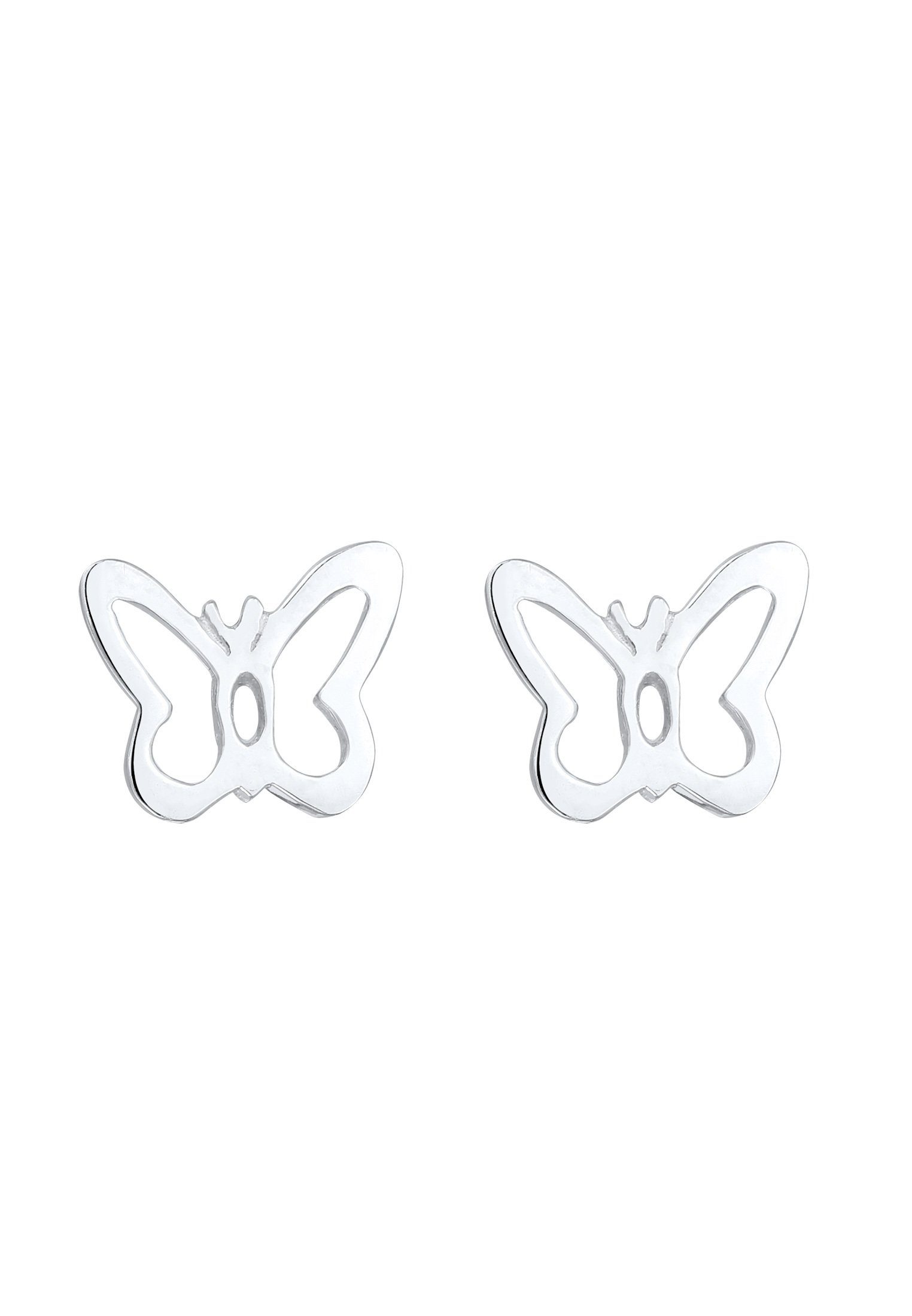 Elli Schmetterling 925 Ohrstecker Paar Schmetterling Symbol Trend Silber,
