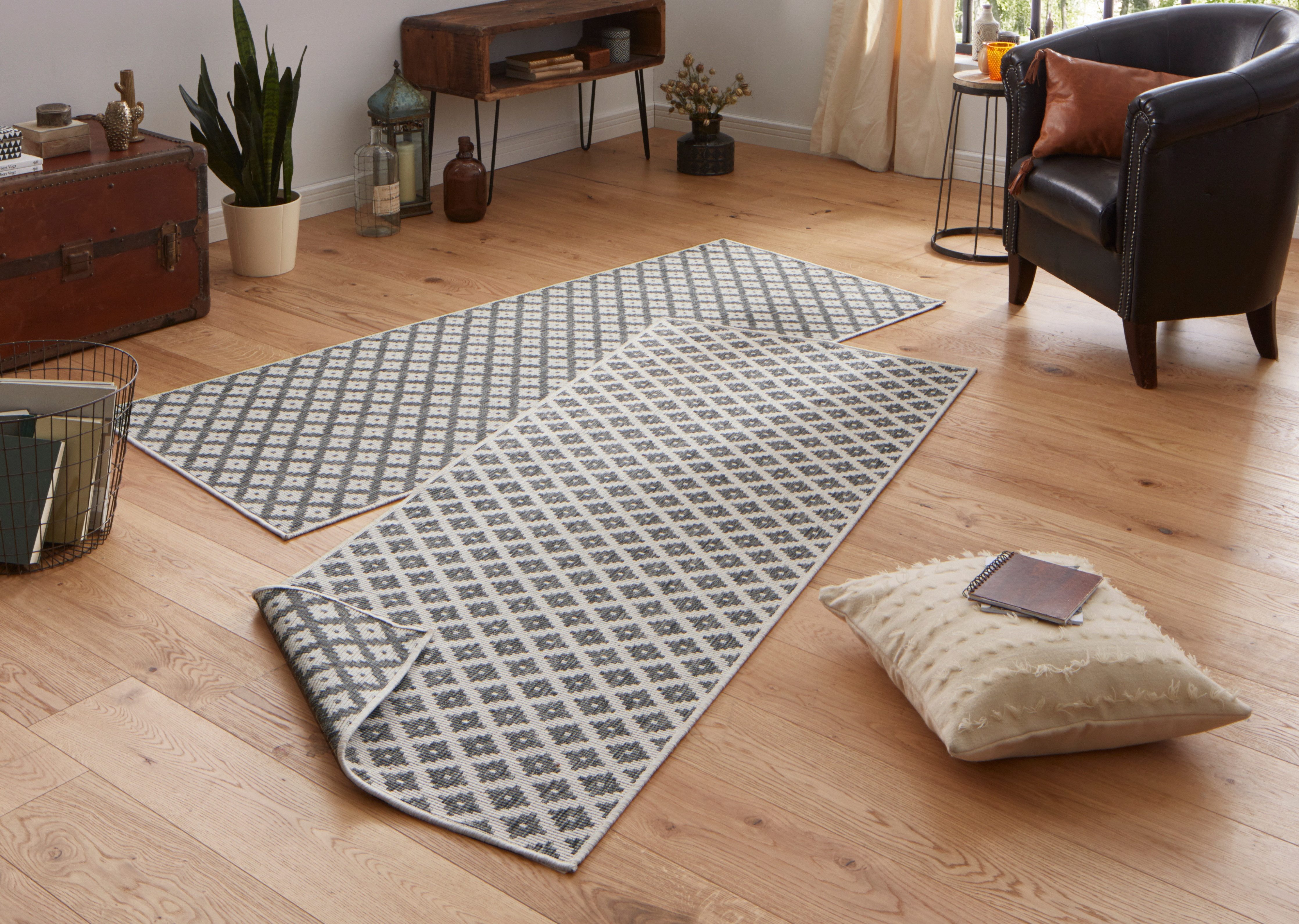 NORTHRUGS Teppich Nizza Wendeteppich, rechteckig, Höhe: günstig online kaufen