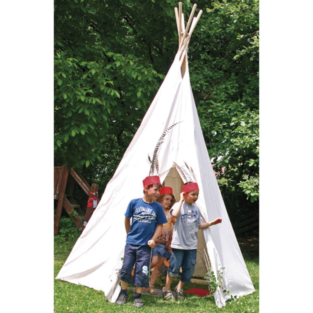 EDUPLAY Spielzeug-Gartenset Tipi Zelt groß