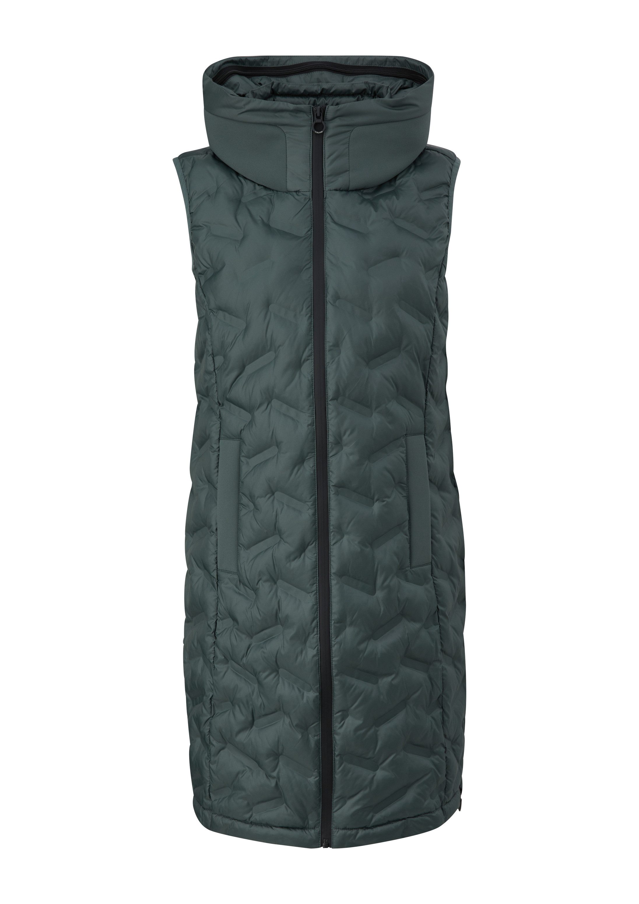 s.Oliver Outdoorjacke Outdoor-Weste Lange Weste mit Steppung