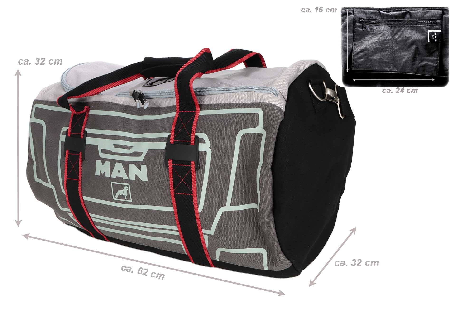 MAN Sporttasche mit MAN-Logo, Reisetasche Trainingstasche Fitnesstasche günstig online kaufen