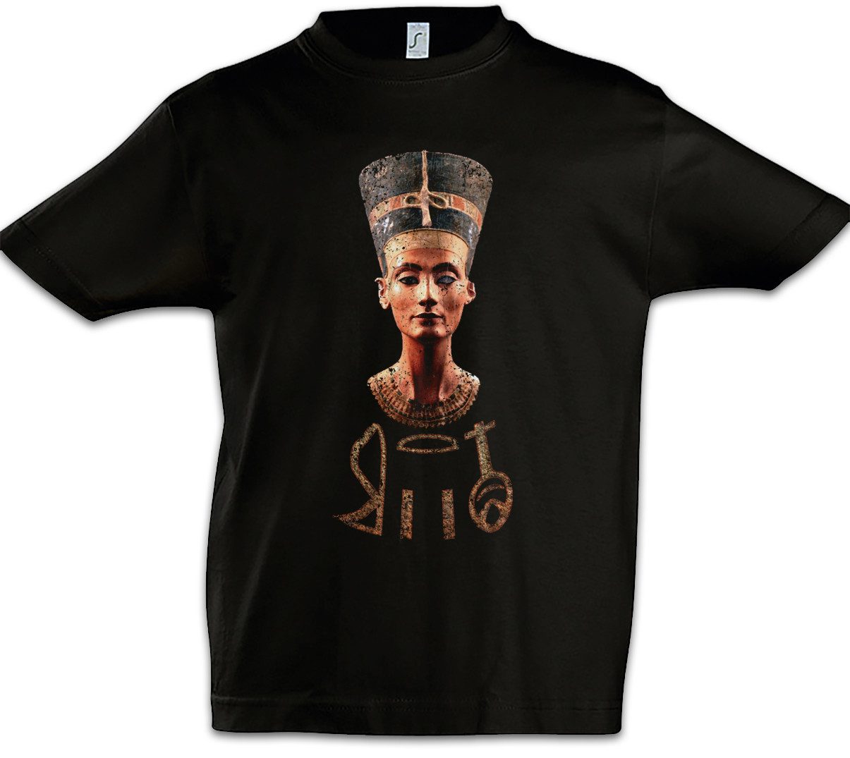 Print-Shirt Nefertiti Vintage Kinder T-Shirt Egytian Pharao Ägypten Nofretete