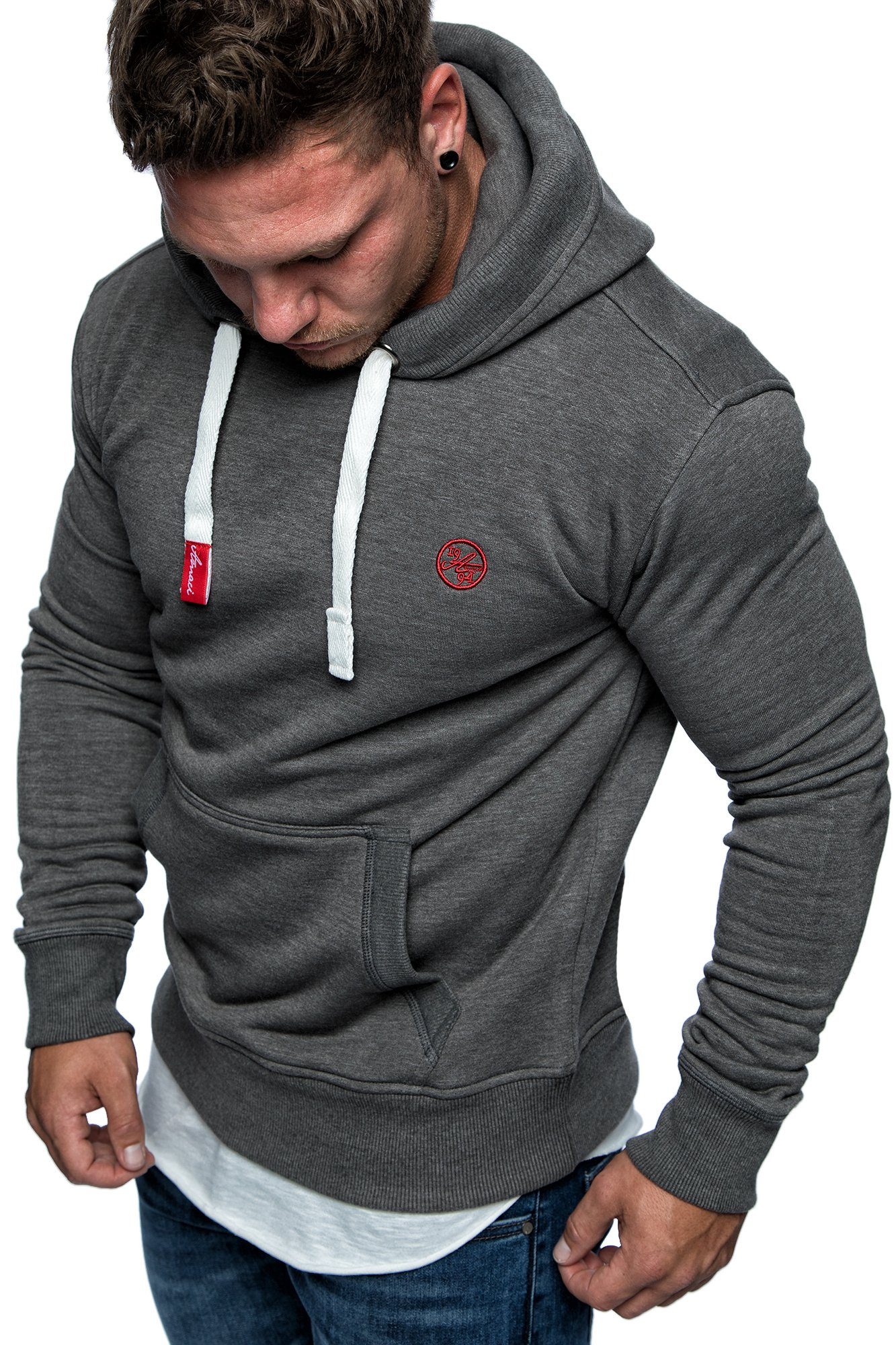 Amaci&Sons Kapuzenpullover WATERBURY Kapuzenpullover Herren Basic günstig online kaufen
