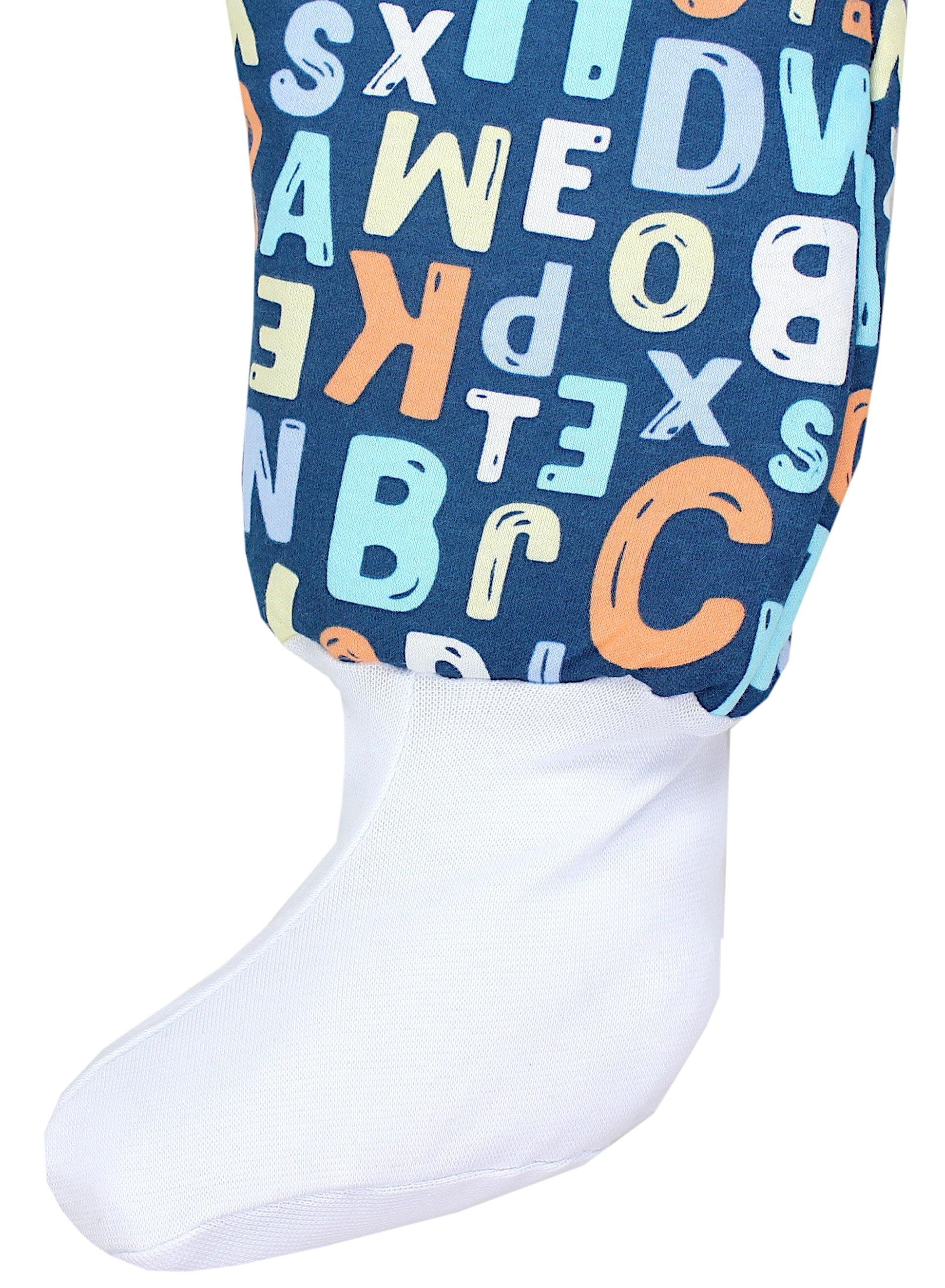 OEKO-TEX Winterschlafsack TOG Füßen Beinen TupTam 2.5 Bunte Babyschlafsack Dunkelblau mit Buchstaben und zertifiziert,