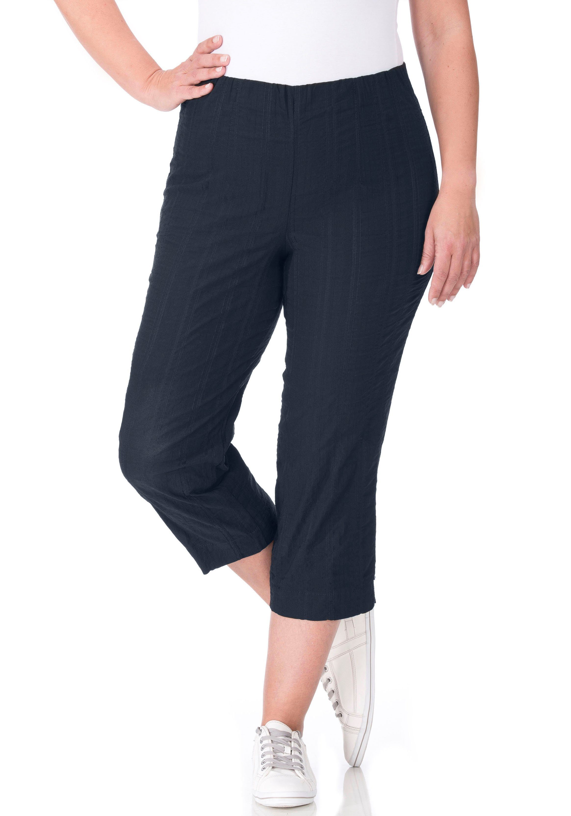 KjBRAND Caprihose Susie Capri Wash & Go Sommerhose bügelfrei