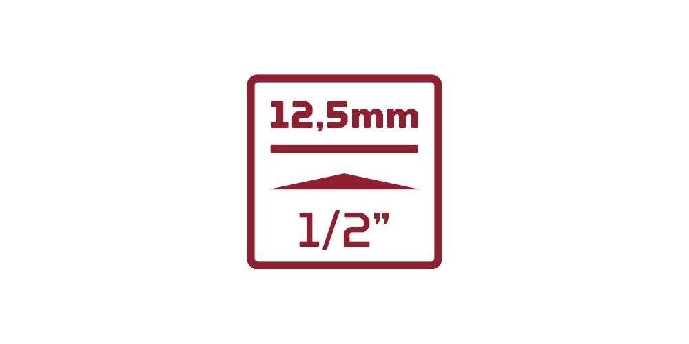 Steckschlüsseleinsatz Steckschlüssel Länge 21 38 mm 1/2" mm 6-kant R61002106 Gedore Red