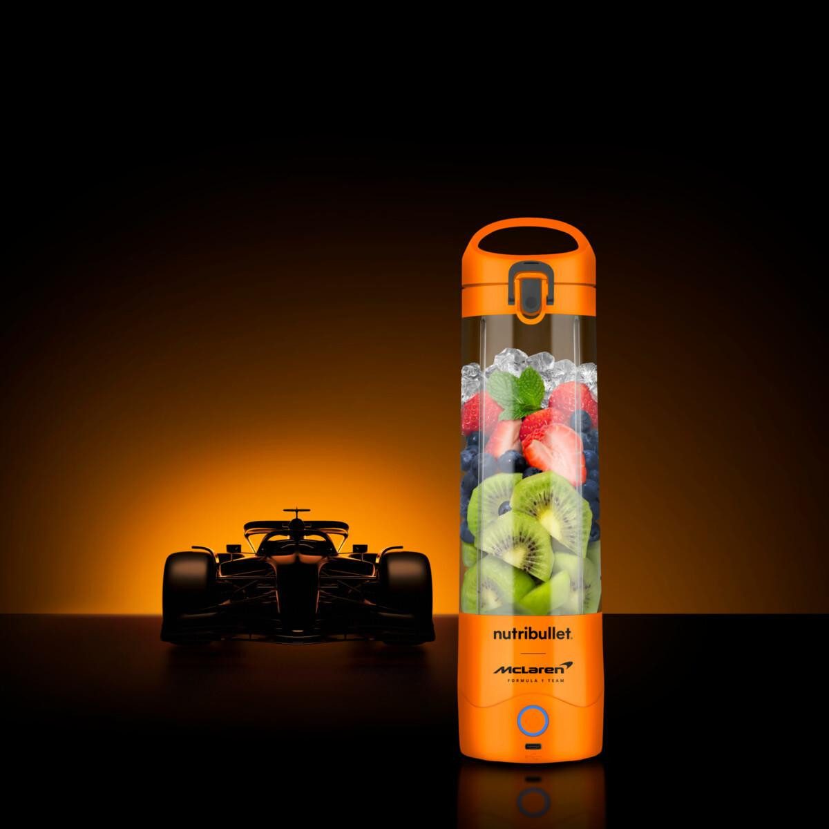 nutribullet Standmixer NBP003PA-MC, Kabelloser Standmixer mit Batterie für Smoothies & mehr