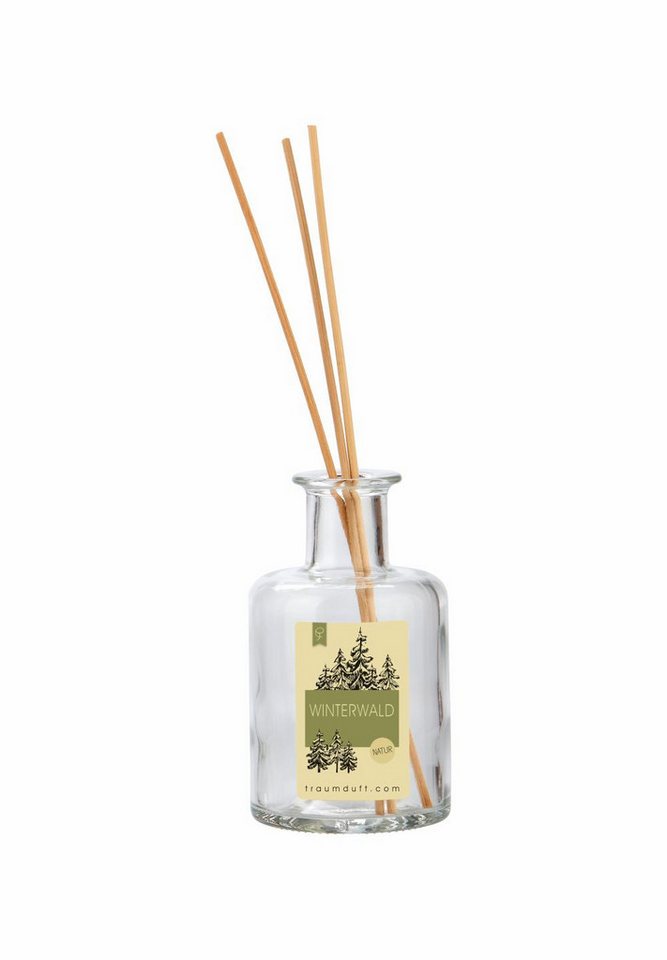 Thumbnail - Traumduft-Manufaktur Raumduft Winterwald 180 ml (1-St), Raumduftflakon Mikado mit Stäbchen 180 ml