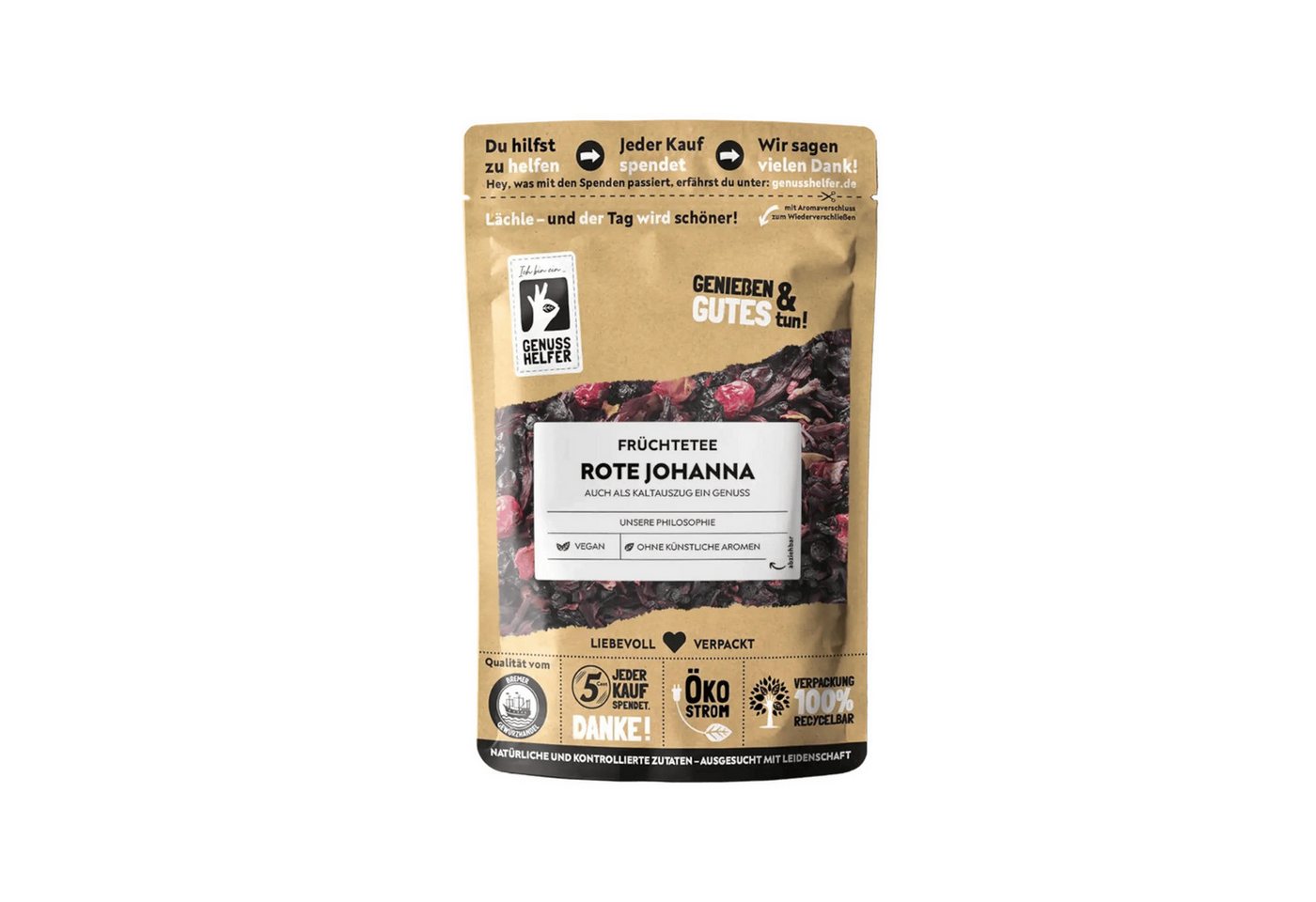 Bremer Gewürzhandel Tee Rote Johanna, Früchtetee, 100 g
