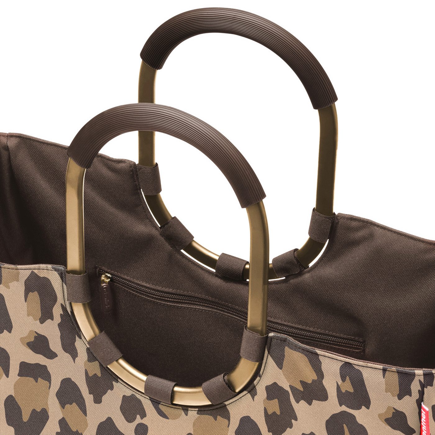 REISENTHEL® Shopper loopshopper L (1-tlg), gepolsterte Griffe, Standfüße, Reißverschlusstasche, Stecktaschen