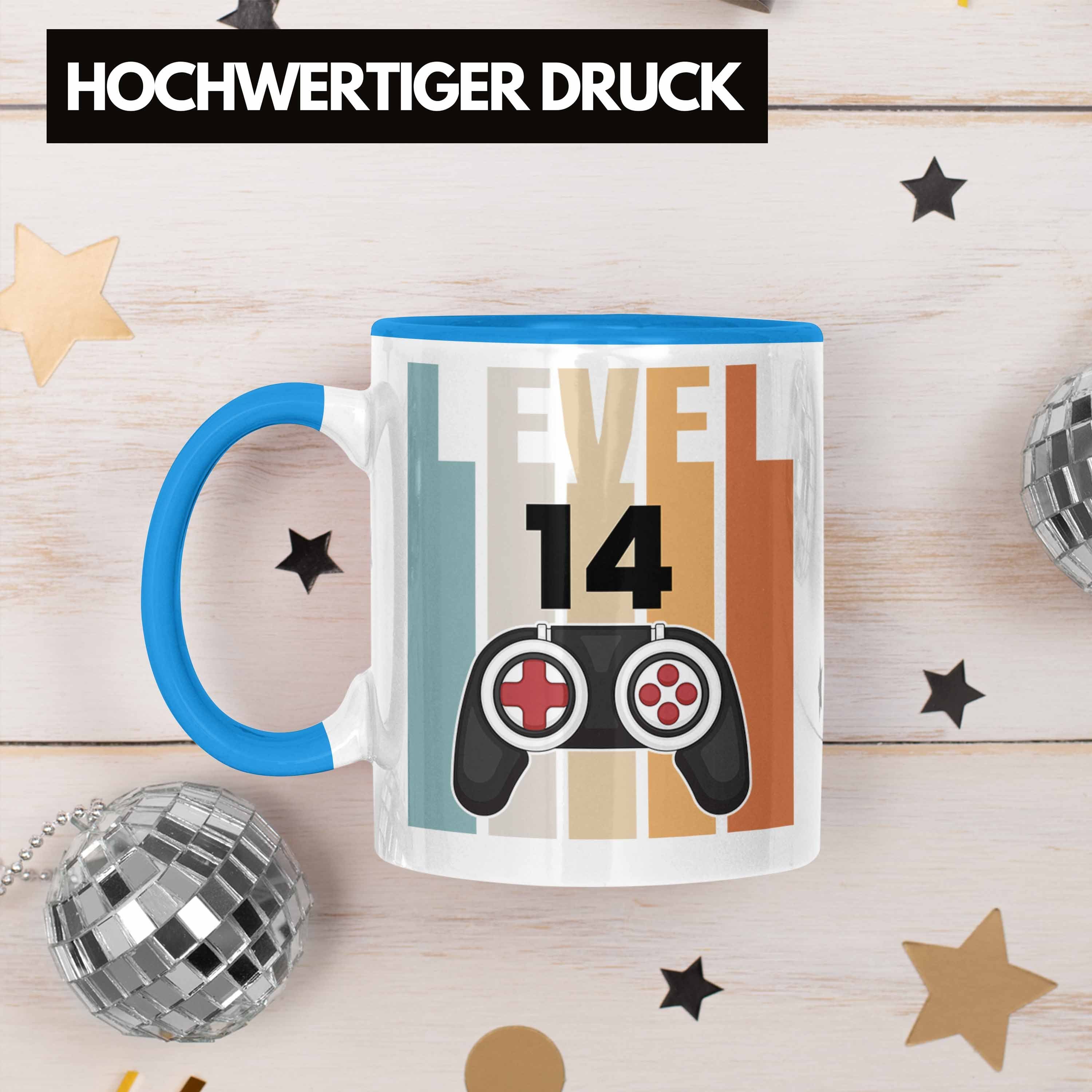 Geburtstag zum Jungs 14. Trendation Gamer Tasse Tasse Blau Geschenkidee Trendation Jungen -