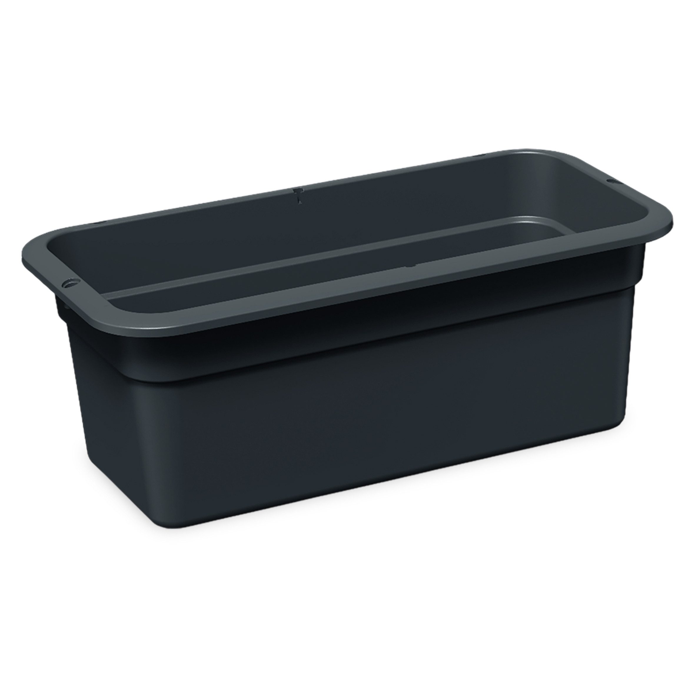 Spetebo Blumenkasten Kunststoff Blumenkasten anthrazit mit Rankgitter - 80 x 59 cm (Anzahl, 1 St., Stück), Rank-Pergola abnehmbar