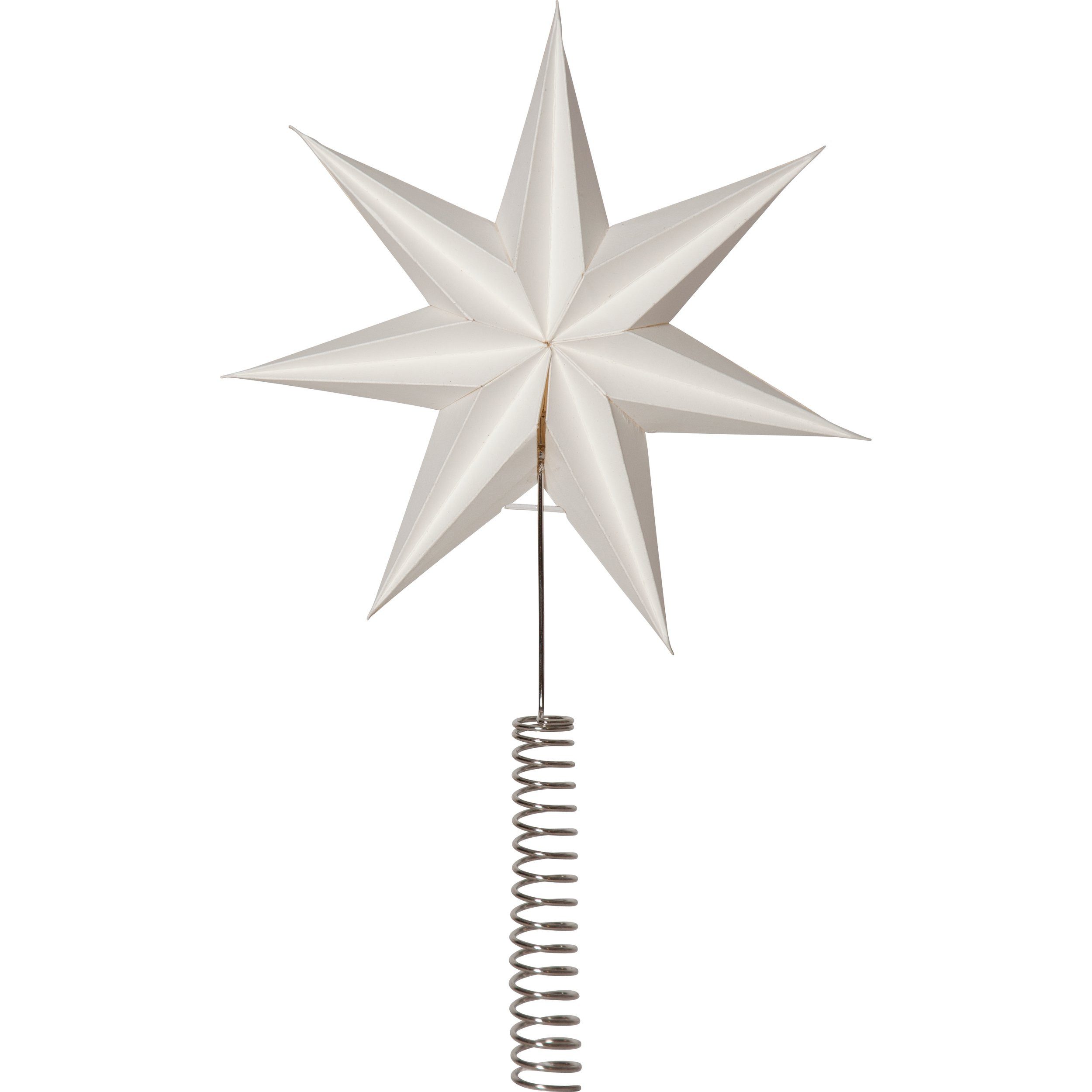 EGLO Papierstern Isa, LED Weihnachtsstern Papier Weiß Hängend Adventsstern Weihnachtsdeko