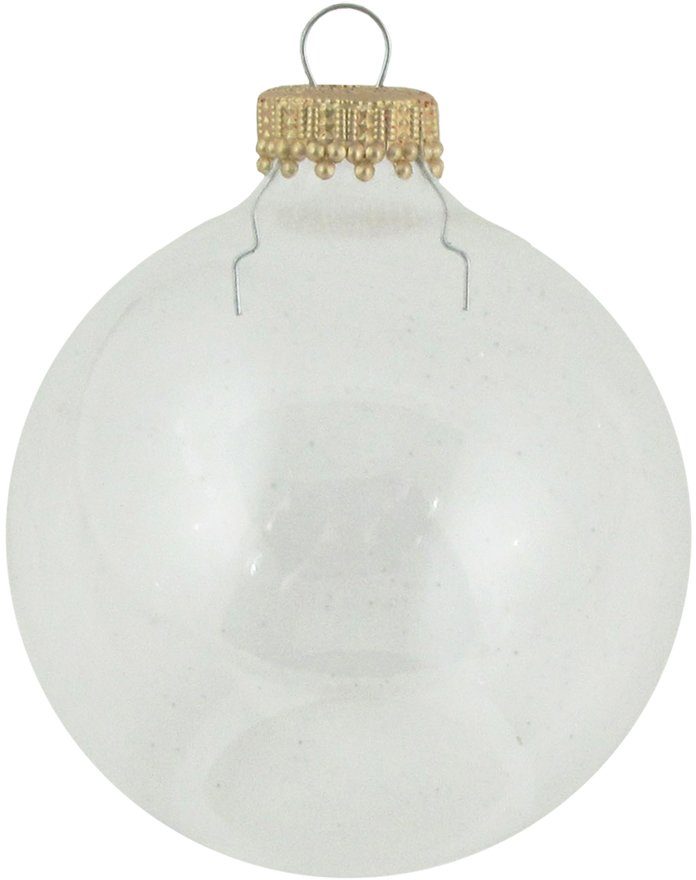 Krebs Glas Lauscha Weihnachtsbaumkugel CBK70001, Weihnachtsdeko, Christbaumschmuck, Christbaumkugeln Glas (8 St)