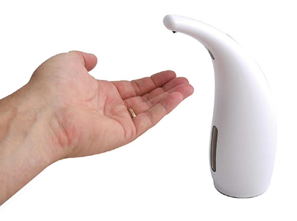 spirella Seifenspender SELMA, Automatischer Seifenspender, Infrarot Sensor, Spritzwassergeschützt, 300 ml