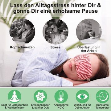 IEA Medical Augenmaske wärmend (5 Stk), Schlafmaske, Home Spa, Eye Mask, Augenmaske Wärmend, Set, Augen Wärmemaske, Augenentspannung, Augenpads, Augenpflege