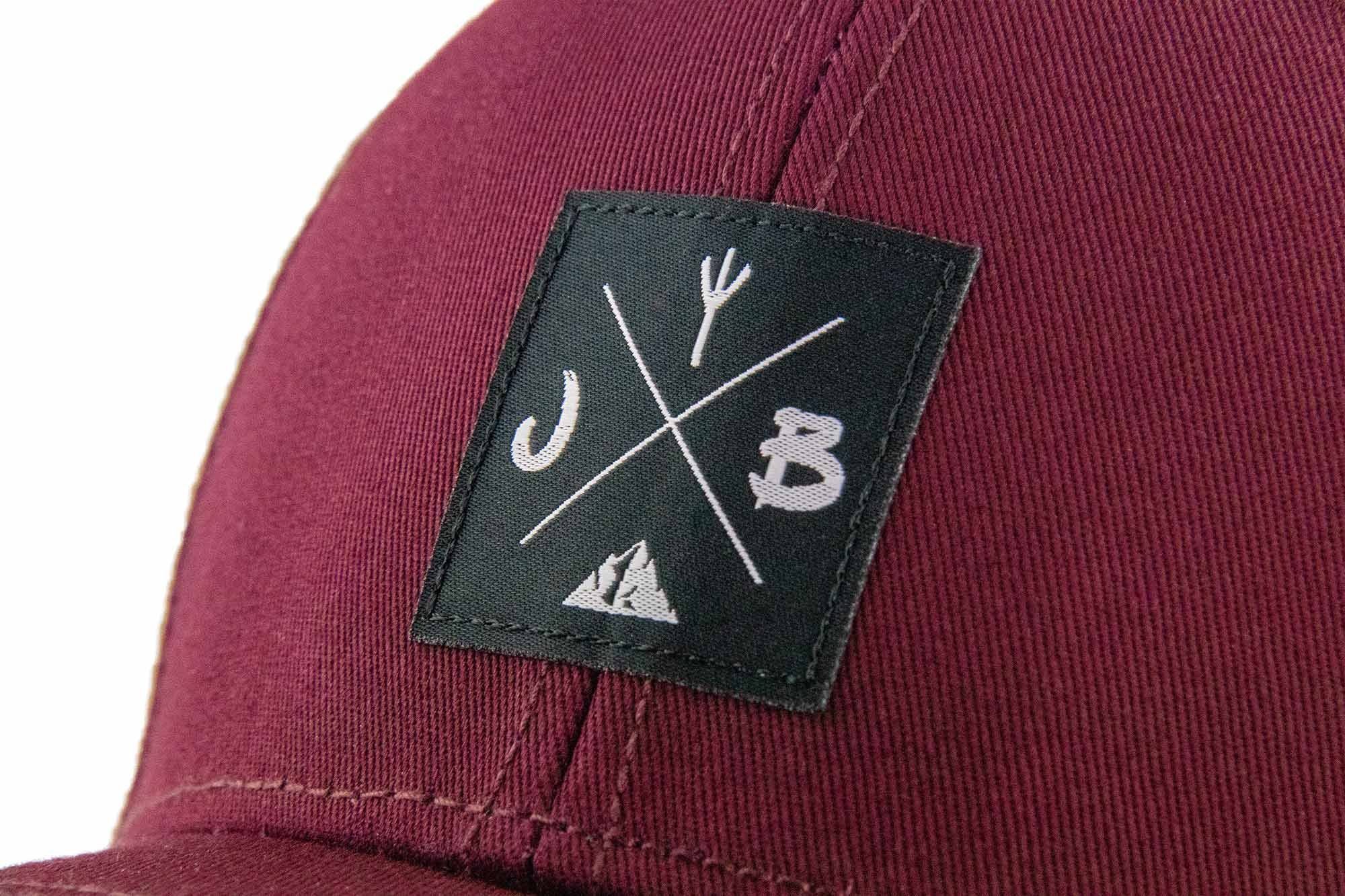 Jumping Bird Baseball Bordeaux Cap