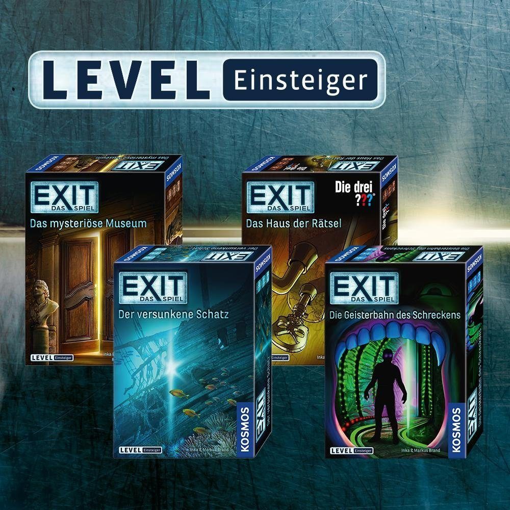 Kosmos Spiel EXIT, Die drei ???, Das Haus der Rätsel, Rätselspiel, Made in Germany