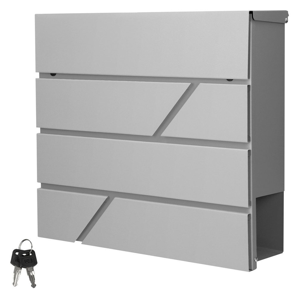 ML-DESIGN Standbriefkasten Briefkasten Postkasten mit Zeitungsfach, günstig online kaufen