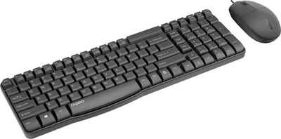 Rapoo »NX1820 kabelgebundenes Tastatur-Maus-Set« Eingabegeräte-Set