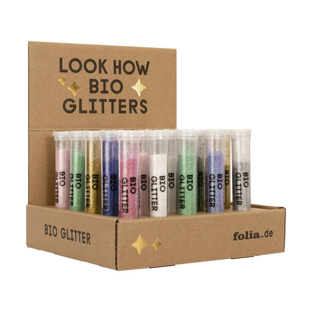 Folia Kreativset Bio Glitter - 10g - 1 Stück