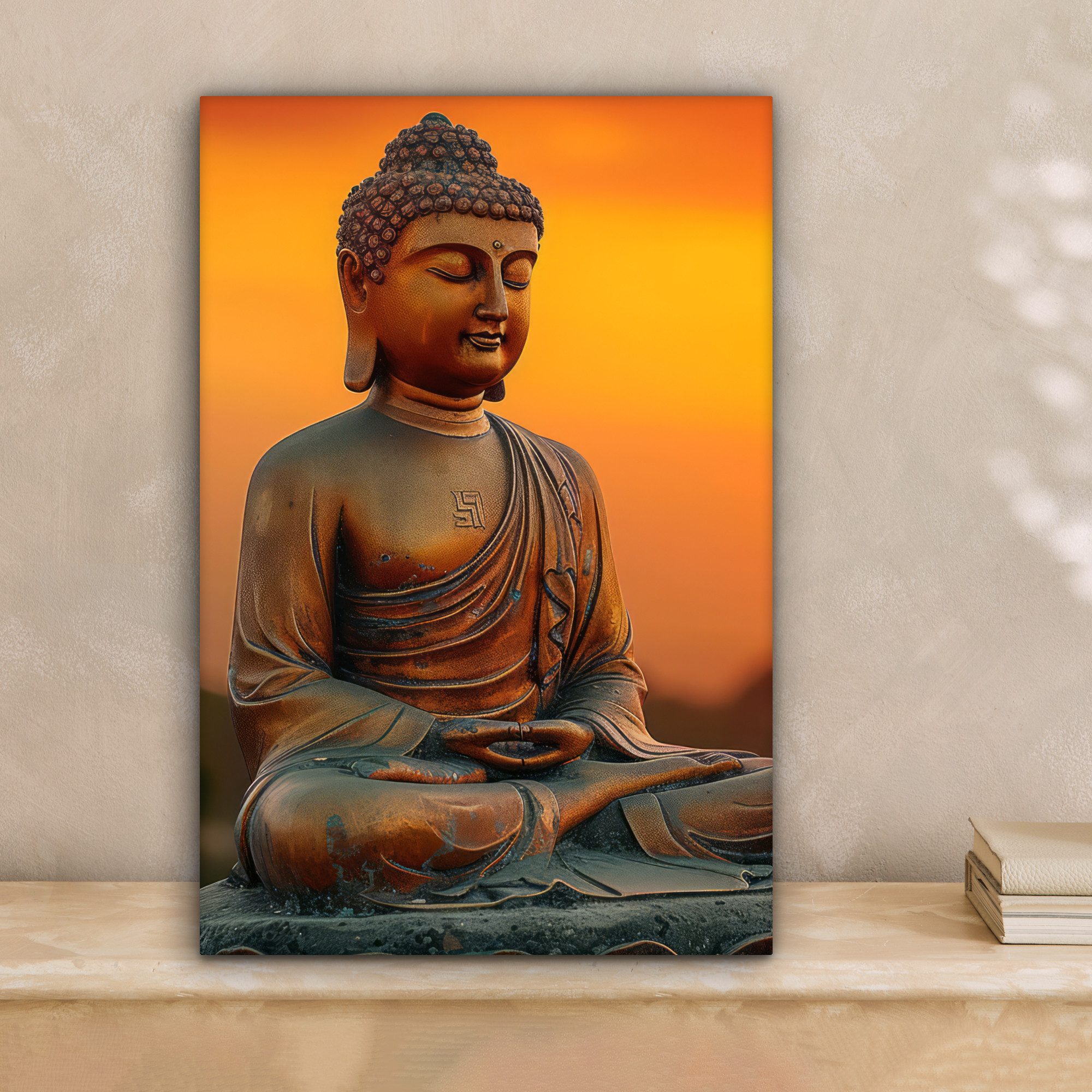 OneMillionCanvasses® Leinwandbild Buddha - Bild - günstig online kaufen