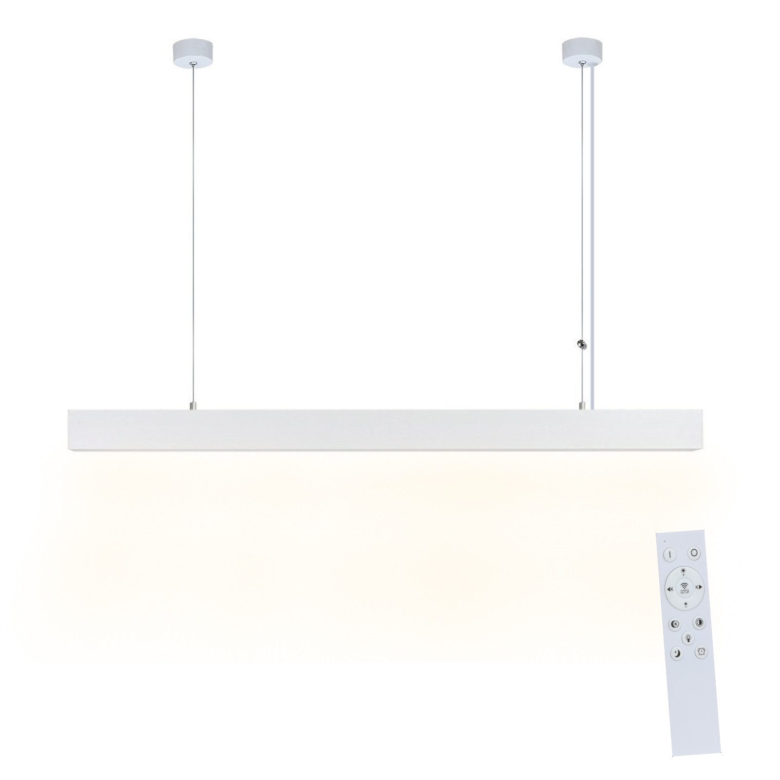 Nettlife LED Pendelleuchte Esstisch Dimmbar Schwarz günstig online kaufen