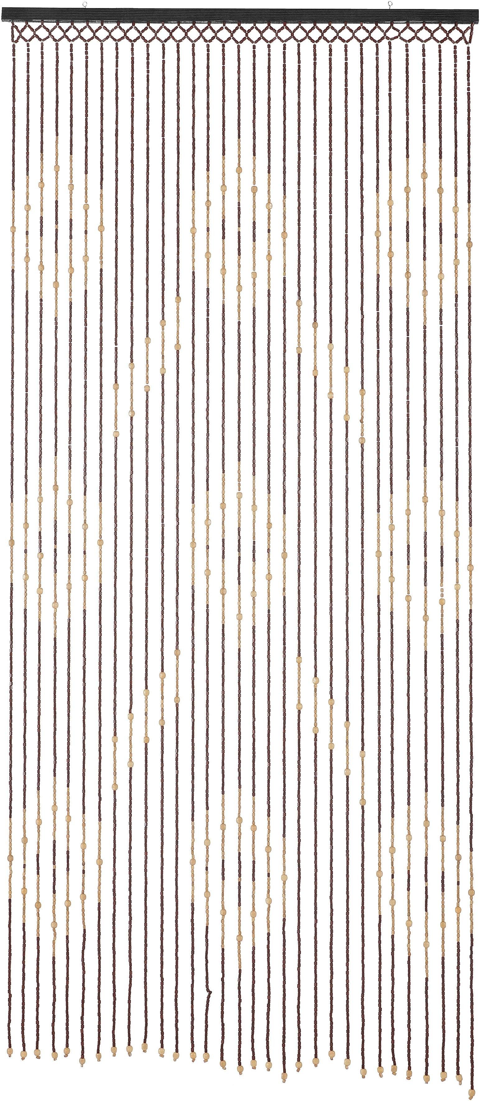 Kreisdekor, cm St), Türvorhang (1 locker, halbtransparent, 90x200 Sevilla, Hakenaufhängung mit