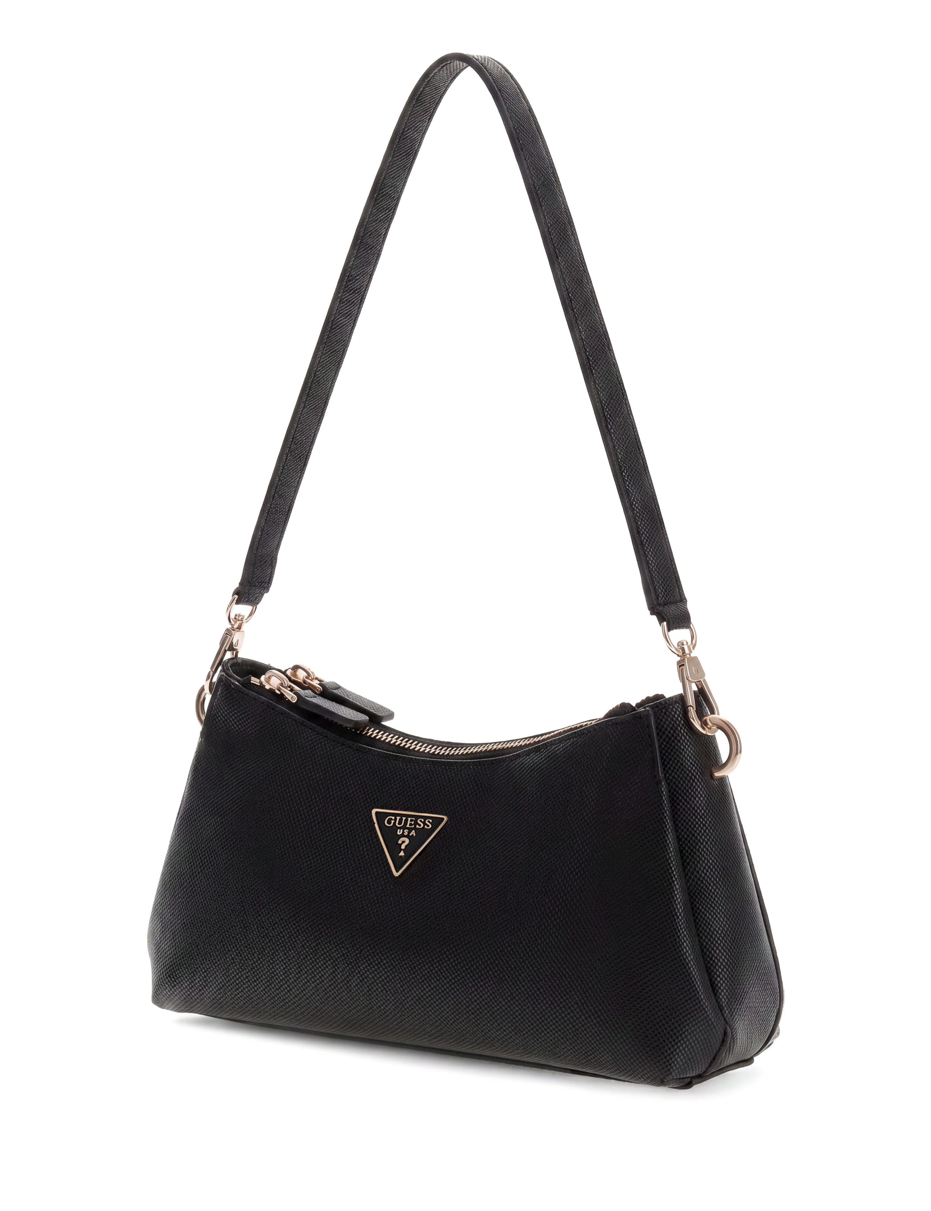 Guess Mini Bag NOELLE II 3 COMP SHLDR XBODY, Damen Handtasche, Henkeltasche, Umhängetasche mit Dreieckslogo