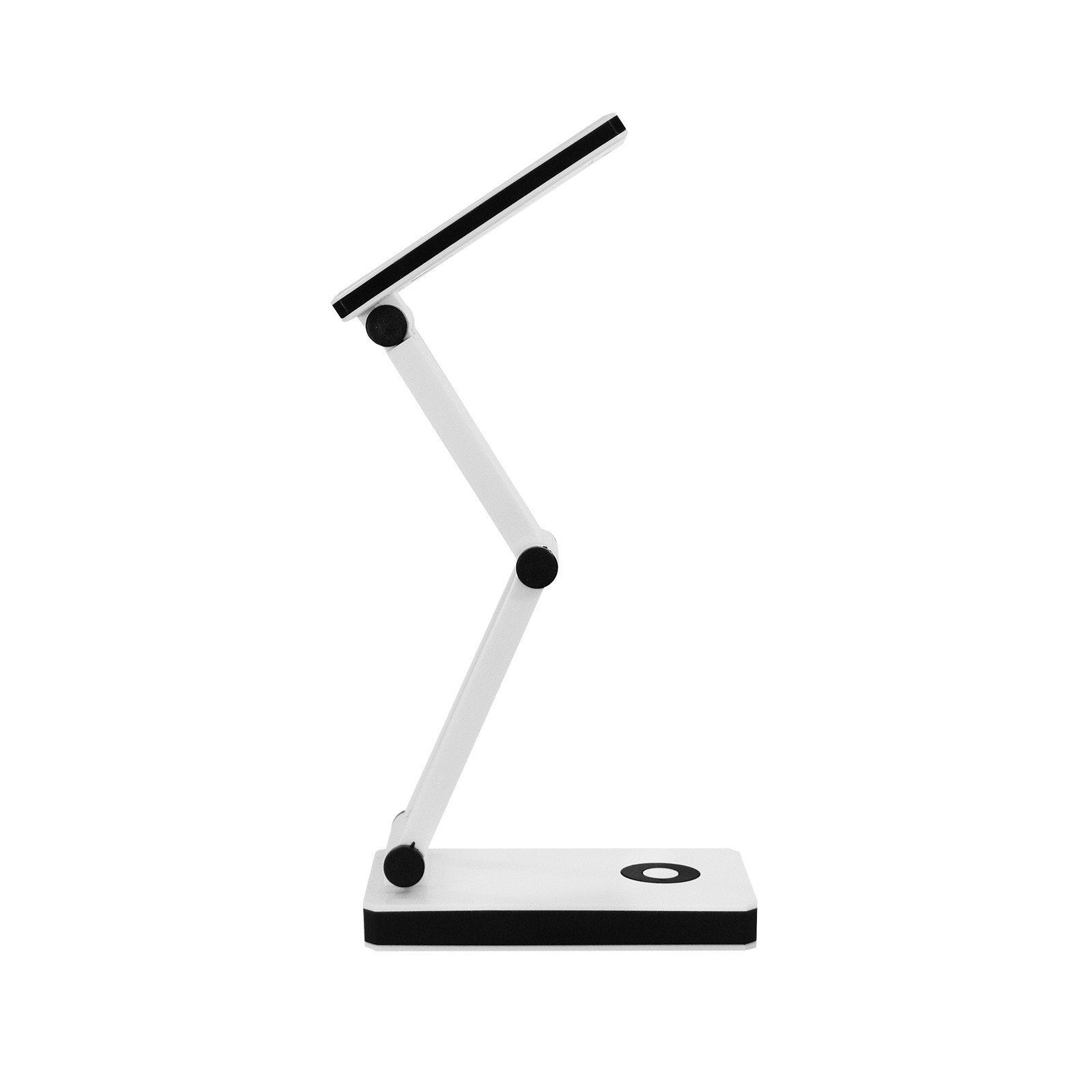 EAXUS LED Schreibtischlampe USB LED Tischleuchte mit modernem Design, LED fest integriert, Kaltweiß (6.000 - 7.000 K), Stromversorgung über USB oder 4x AAA-Batt – Bild 5 von 5