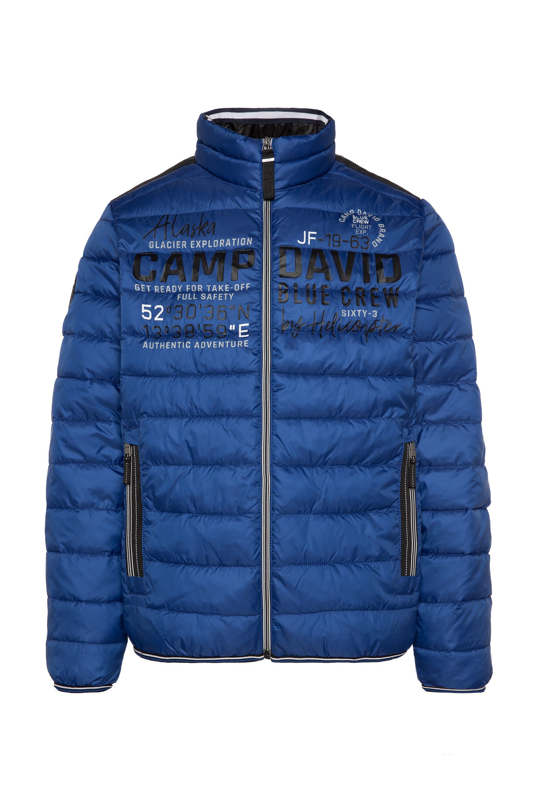 CAMP DAVID Outdoorjacke mit elastischem Saumabschluss günstig online kaufen