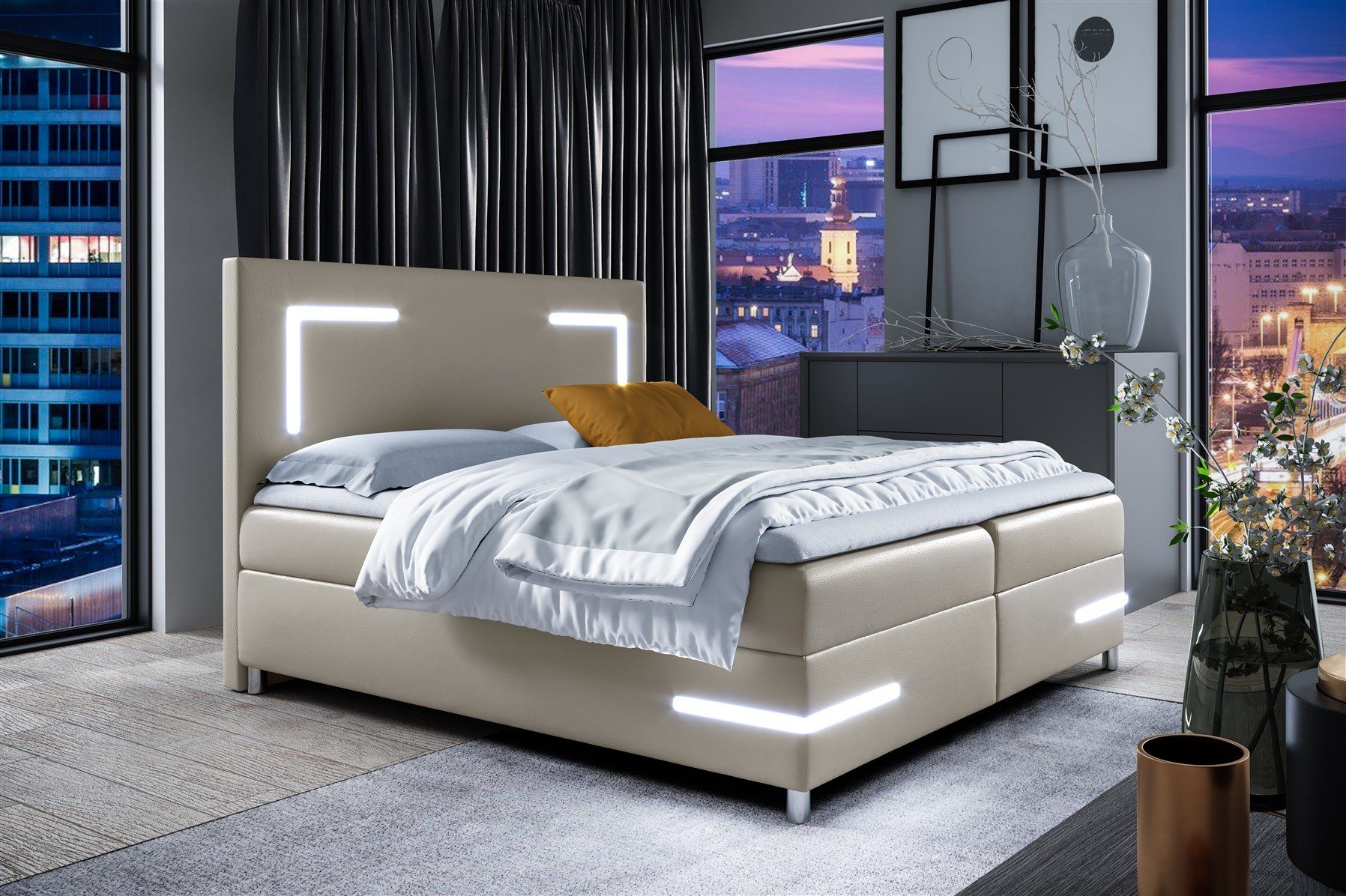 Fun Möbel Boxbett Schlafzimmerbett ARIANO in günstig online kaufen