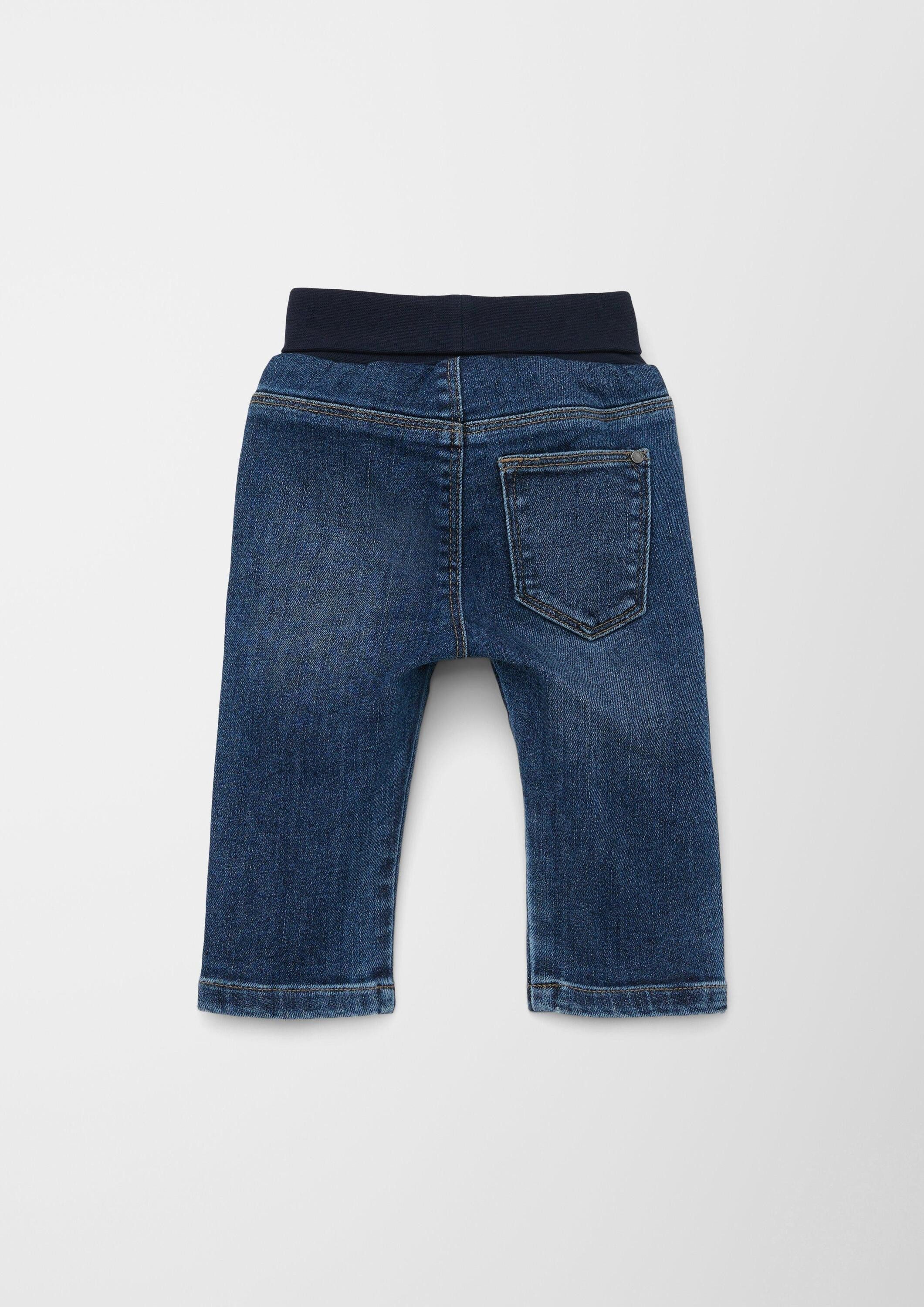 s.Oliver Regular-fit-Jeans Jeans-Hose Jeans mit weichem Rippbund