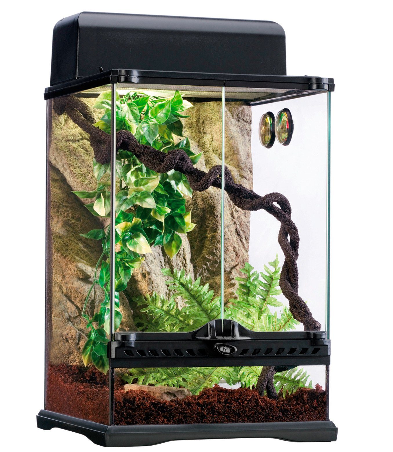 Exo Terra TerrariumSet »Rainforest«, Vollglasterrarium mit 2 Türen