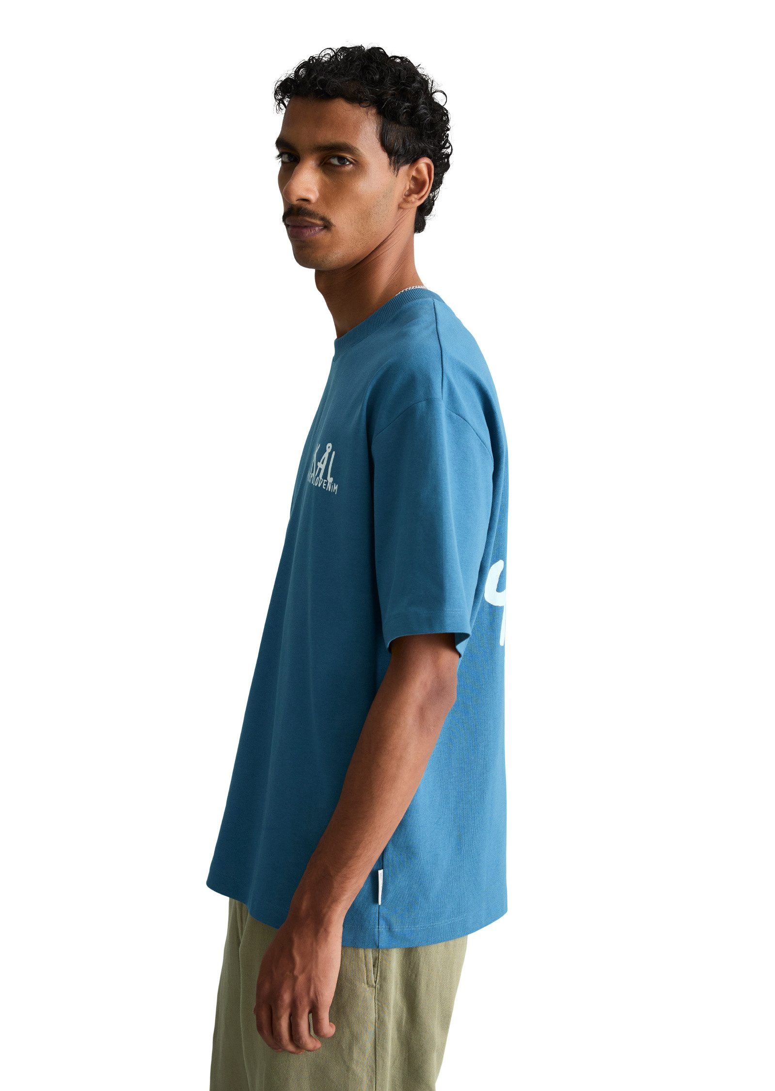 Marc O'Polo DENIM T-Shirt mit Rückenprint