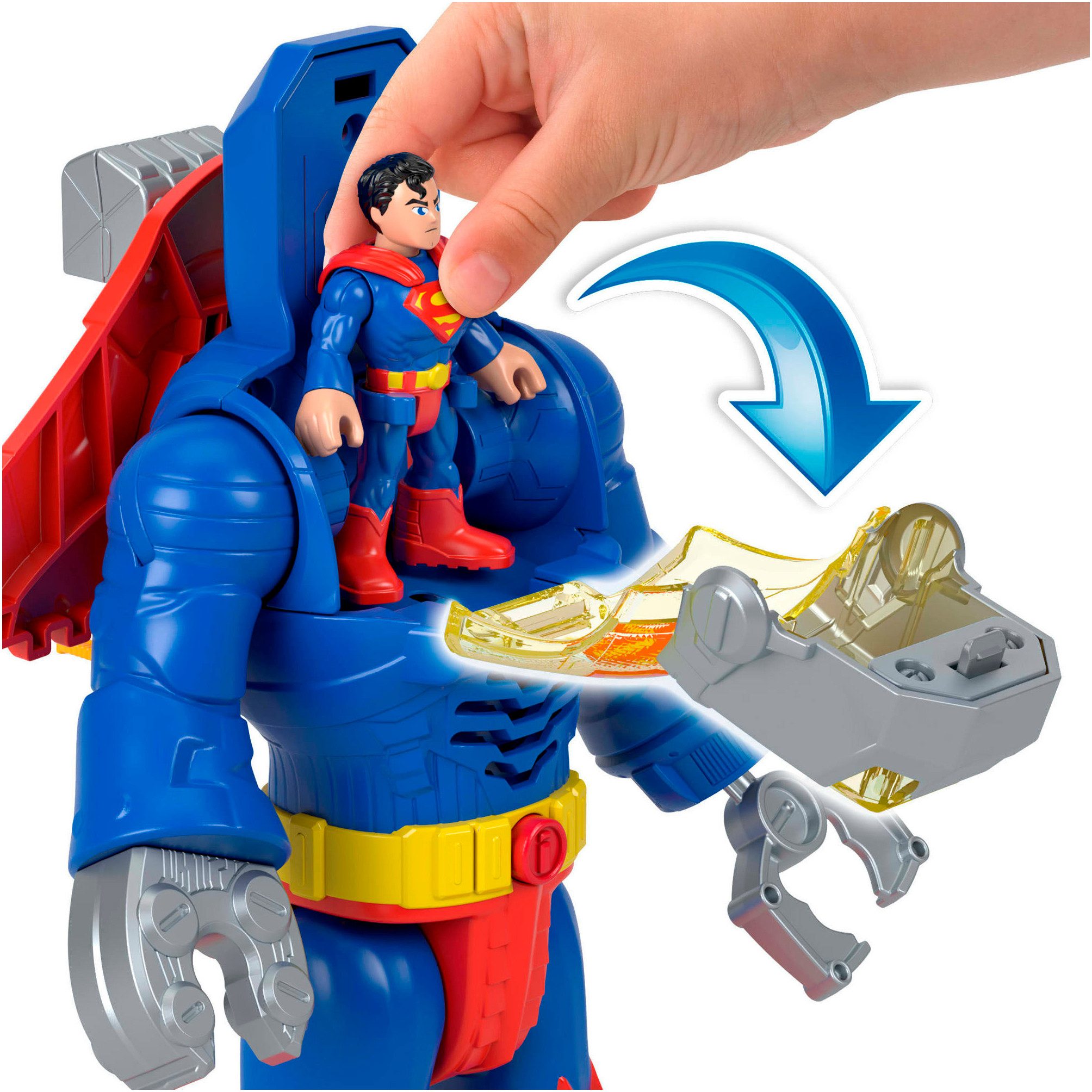 Mattel® Actionfigur Imaginext DC Super Friends Superman Insider im Exo-Anzug
