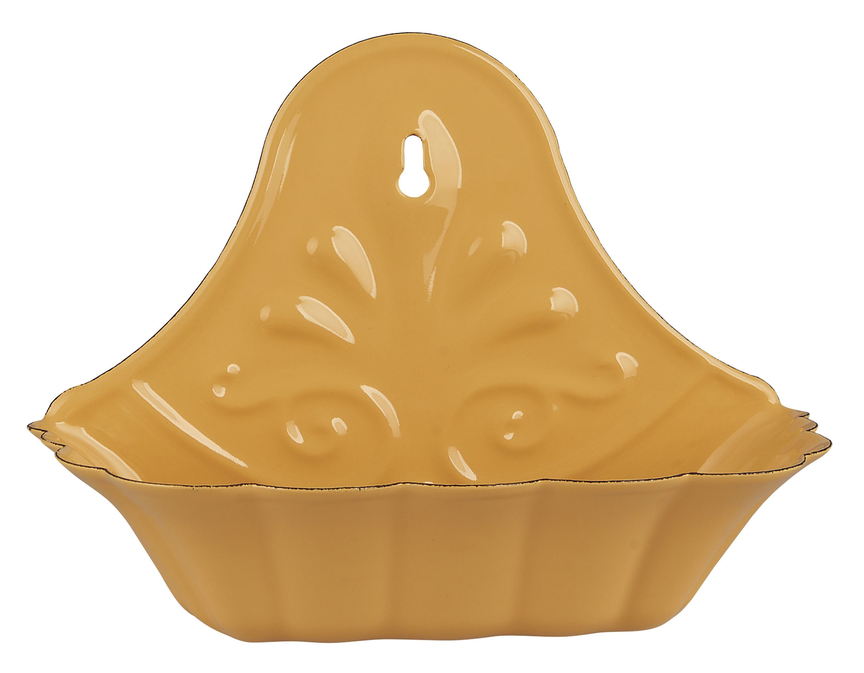 Ib Laursen Seifenschale Ib Laursen - Wandseifenschale Seifenschale für die Wand Emaille Gelb