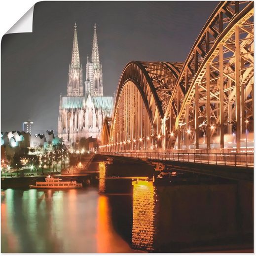 Artland Wandbild »Köln Skyline Collage V«, Brücken (1 Stück), in vielen ...