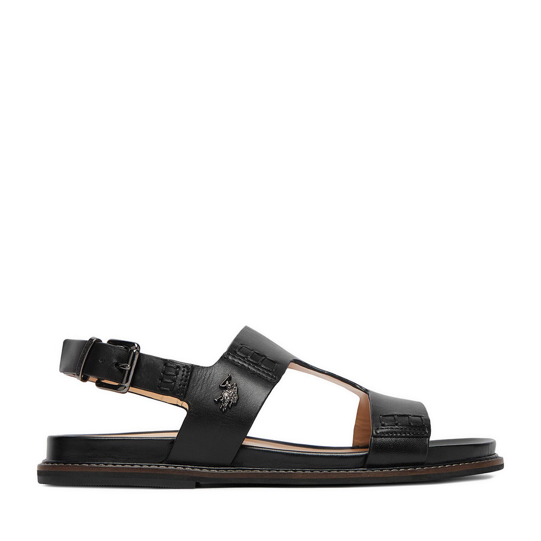 U.S. Polo Assn. US Polo Assn Damen-Sandalen Schwarz Sandale