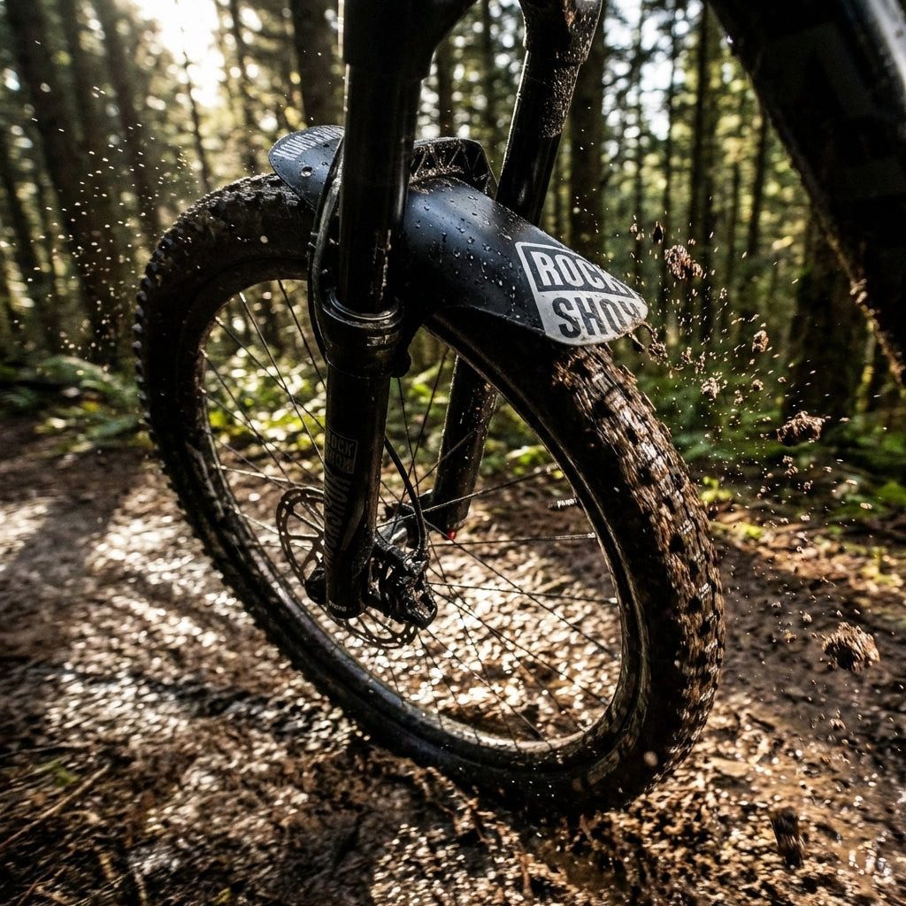 RockShox Schutzblech RockShox VR-Steckblech Fender - Mountainbike Schutzblech fade silber w
